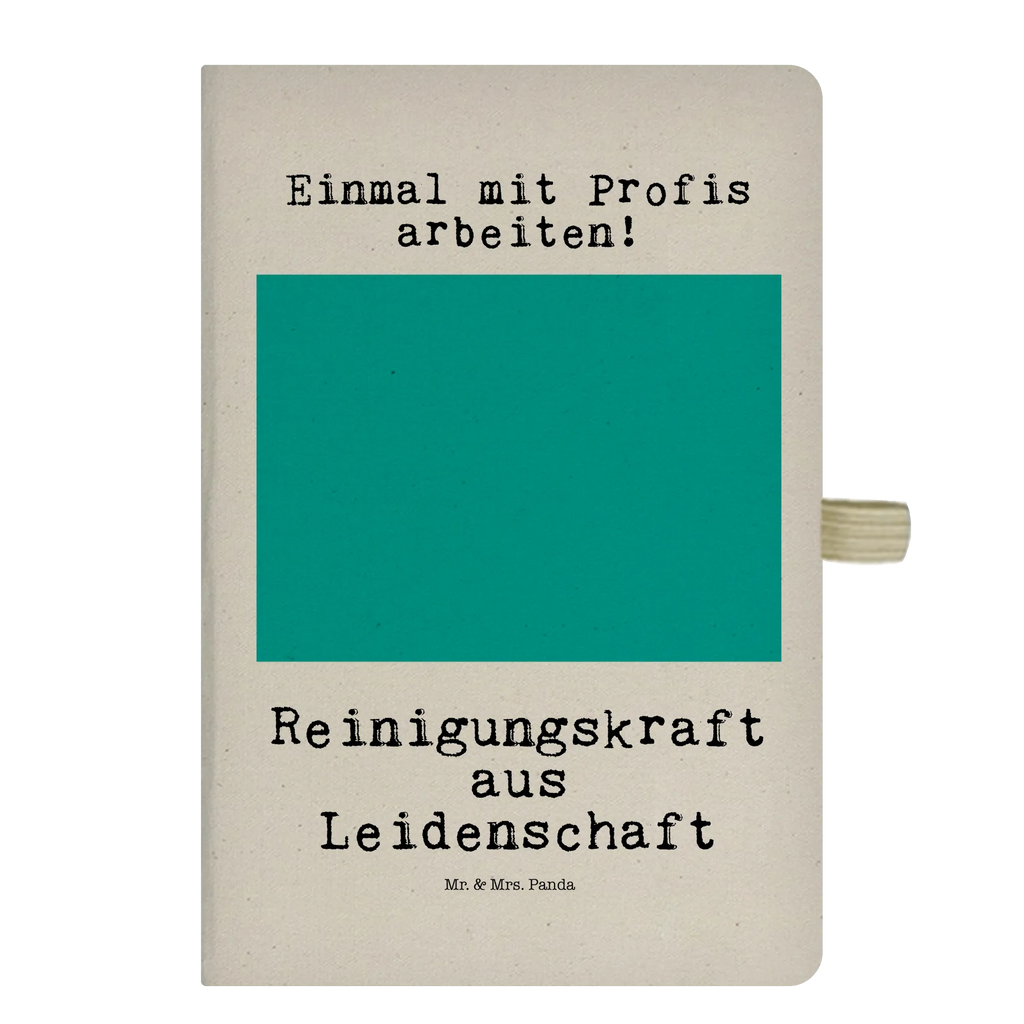 Cotton notebook Cleaning Staff Passion notebook, writing book, entry book, notepad, address book, sketchbook, notes, journal, diary, gift, gift idea, best, farewell gift, passing exam, anniversary, retirement, promotion, job start, sayings, funny, profession