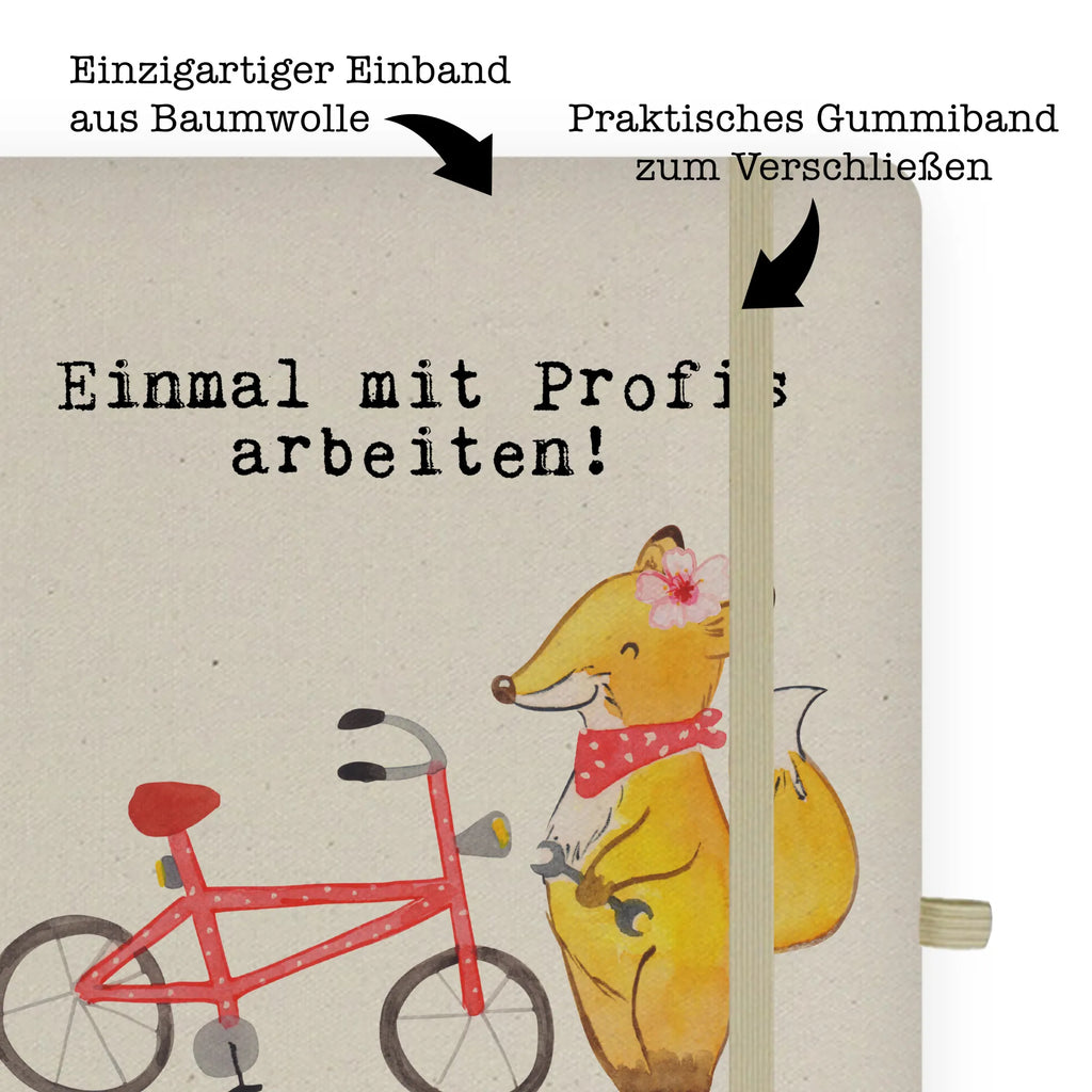 Cotton notebook Two-Wheeler Mechatronics Technician Passion notepad, diary, notes, writing book, entry book, address book, sketchbook, notebook, journal, gift, gift idea, best, farewell gift, passing exam, anniversary, retirement, promotion, job start, sayings, funny, profession