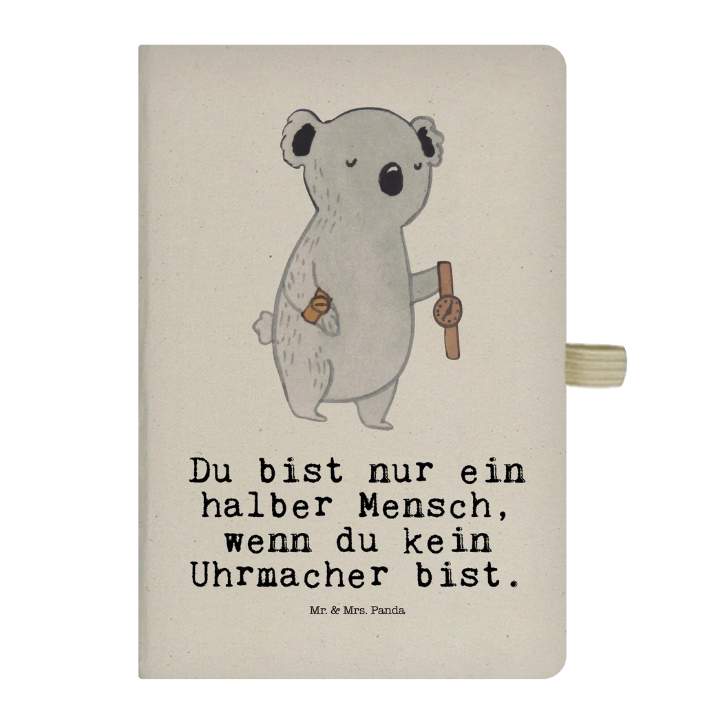 Cotton notebook watchmaker heart address book, journal, writing book, entry book, notepad, notebook, sketchbook, notes, diary, gift, gift idea, best, farewell gift, passing exam, anniversary, retirement, promotion, job start, sayings, funny, profession