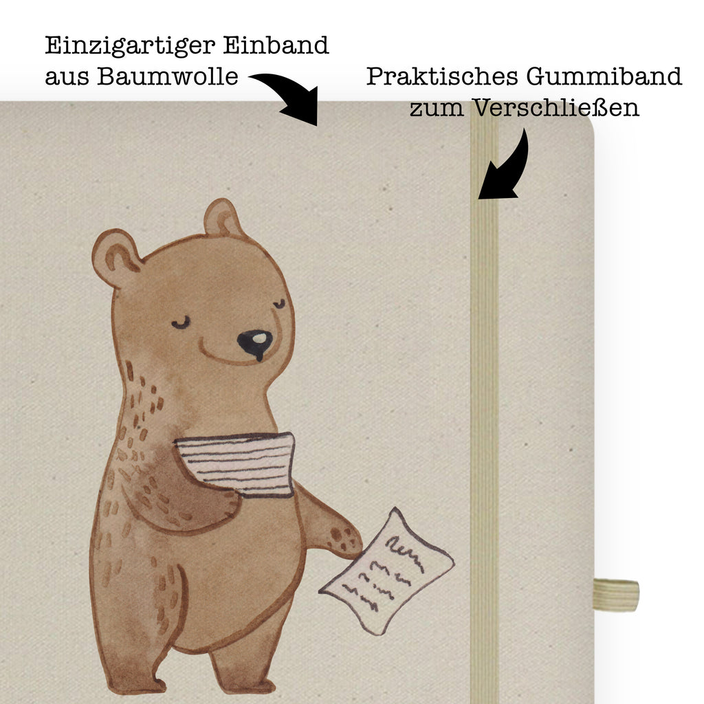 Bawełniany notatnik DIN A4 Syndyk serce Zawód, Wykształcenie, Jubileusz, Pożegnanie, Emerytura, Kolega, Koleżanka, Prezent, Dawać, Pracownik, Współpracownik, Firma, Dziękuję, Dziękuję bardzo