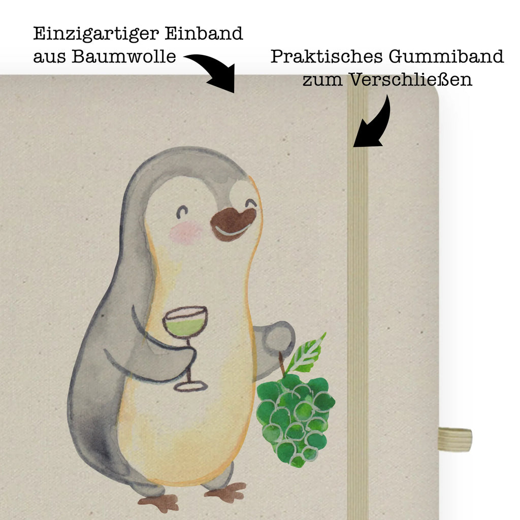 Cotton notebook Sommelier heart notepad, address book, diary, writing book, journal, entry book, notebook, sketchbook, notes, gift, gift idea, best, farewell gift, passing exam, anniversary, retirement, promotion, job start, sayings, funny, profession