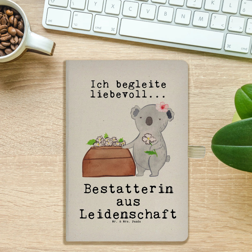 Bawełniany notes DIN A5 funerariuszka pasja Notizen, Eintragebuch, Tagebuch, Notizblock, Adressbuch, Journal, Kladde, Skizzenbuch, Notizheft, Schreibbuch, Schreibheft, Beruf, Ausbildung, Jubiläum, Abschied, Rente, Kollege, Kollegin, Geschenk, Schenken, Arbeitskollege, Mitarbeiter, Firma, Danke, Dankeschön