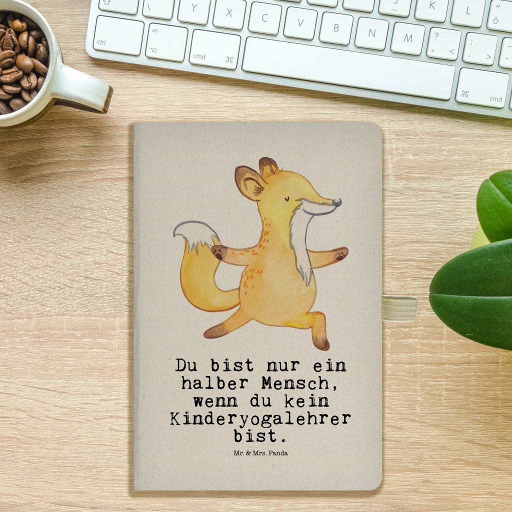 Cotton notebook Children's Yoga Teacher heart entry book, notes, notepad, address book, notebook, journal, sketchbook, writing book, diary, gift, gift idea, best, farewell gift, passing exam, anniversary, retirement, promotion, job start, sayings, funny, profession