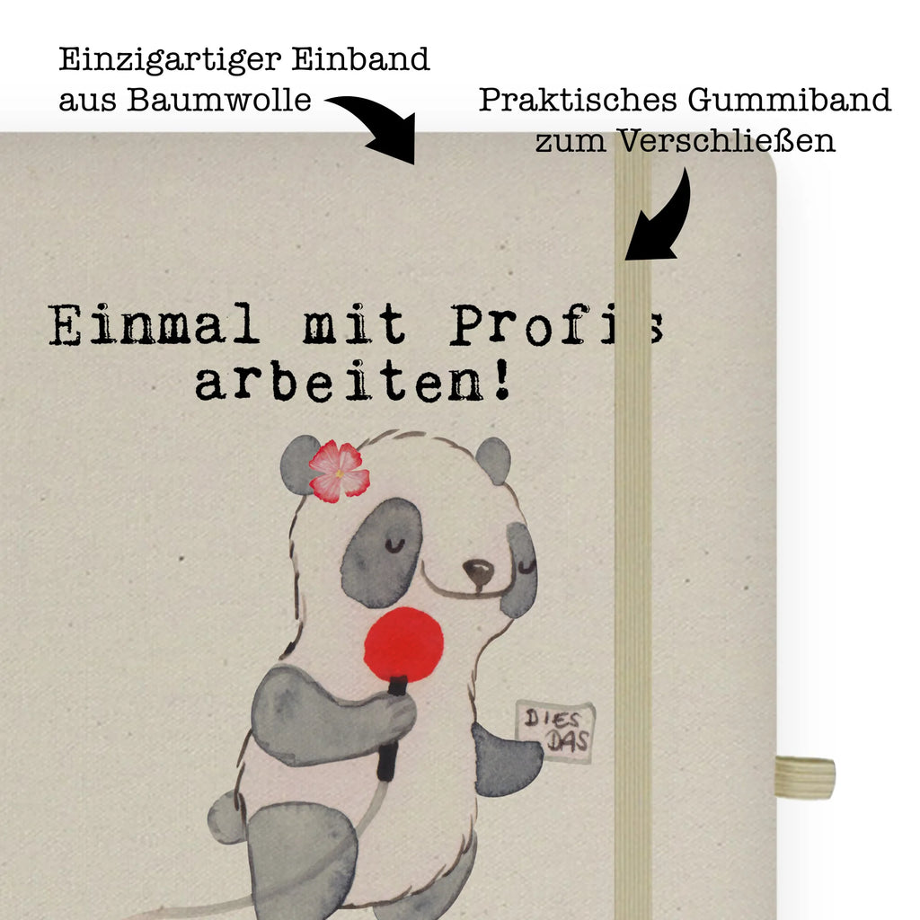 Bawełniany notes DIN A5 Rzeczniczka prasowa pasja Notizen, Eintragebuch, Tagebuch, Notizblock, Adressbuch, Journal, Kladde, Skizzenbuch, Notizheft, Schreibbuch, Schreibheft, Beruf, Ausbildung, Jubiläum, Abschied, Rente, Kollege, Kollegin, Geschenk, Schenken, Arbeitskollege, Mitarbeiter, Firma, Danke, Dankeschön