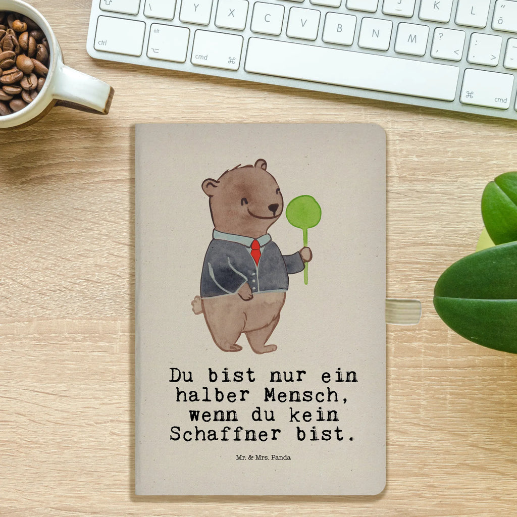 Cotton notebook Conductor Heart notebook, writing book, address book, notepad, entry book, notes, sketchbook, diary, journal, gift, gift idea, best, farewell gift, passing exam, anniversary, retirement, promotion, job start, sayings, funny, profession