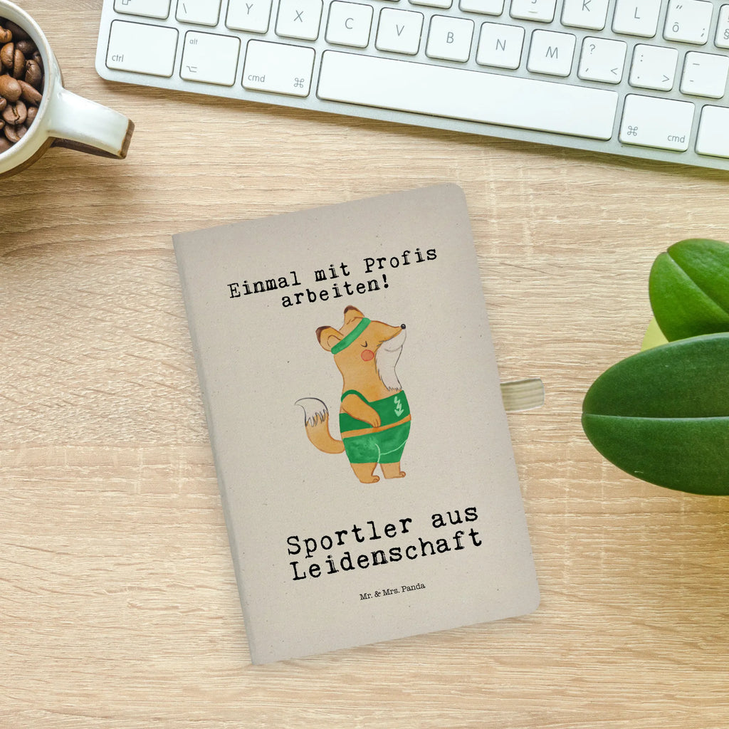 Cotton notebook Athlete Passion notepad, writing book, notes, entry book, notebook, sketchbook, diary, address book, journal, gift, gift idea, best, farewell gift, passing exam, anniversary, retirement, promotion, job start, sayings, funny, profession