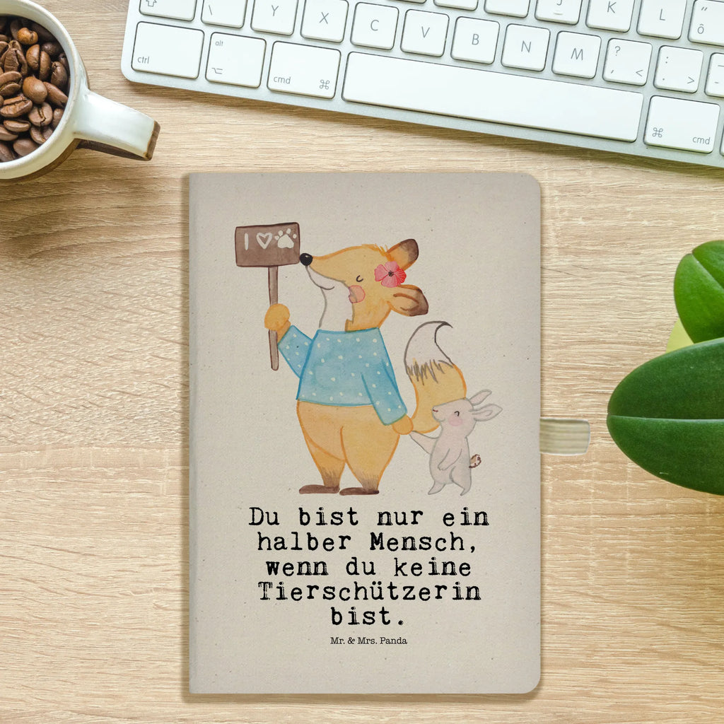 Cotton notebook Animal rights activist Heart journal, notepad, notebook, diary, sketchbook, notes, writing book, address book, entry book, gift, gift idea, best, farewell gift, passing exam, anniversary, retirement, promotion, job start, sayings, funny, profession