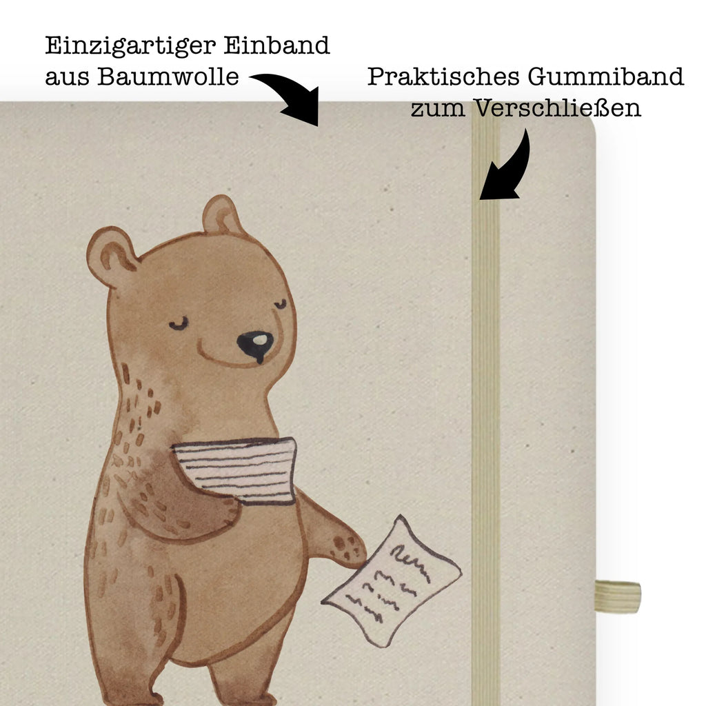 Bawełniany notatnik DIN A4 Syndyk serce Zawód, Wykształcenie, Jubileusz, Pożegnanie, Emerytura, Kolega, Koleżanka, Prezent, Dawać, Pracownik, Współpracownik, Firma, Dziękuję, Dziękuję bardzo