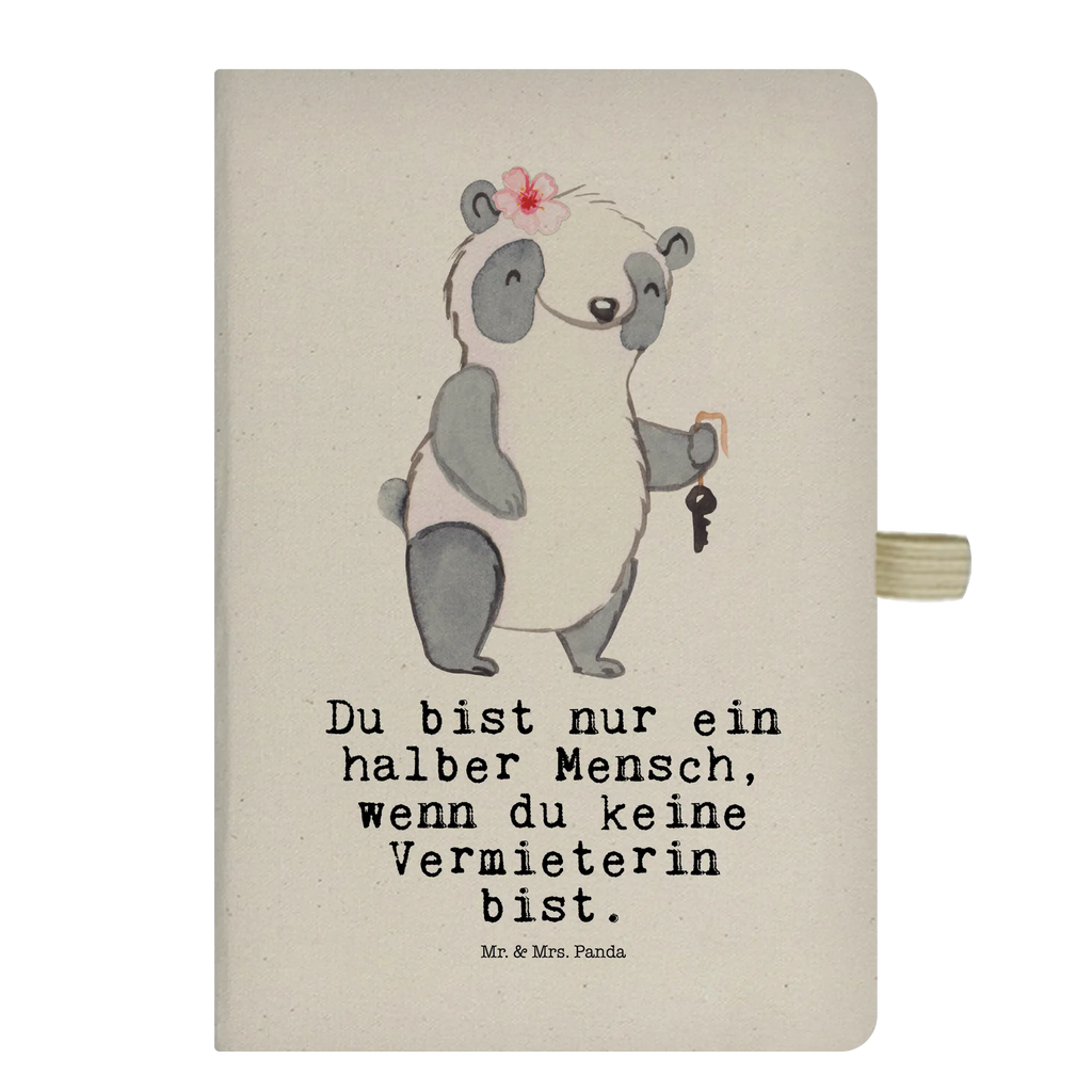 Cotton notebook Landlady Heart notepad, writing book, sketchbook, journal, address book, diary, notes, notebook, entry book, gift, gift idea, best, farewell gift, passing exam, anniversary, retirement, promotion, job start, sayings, funny, profession