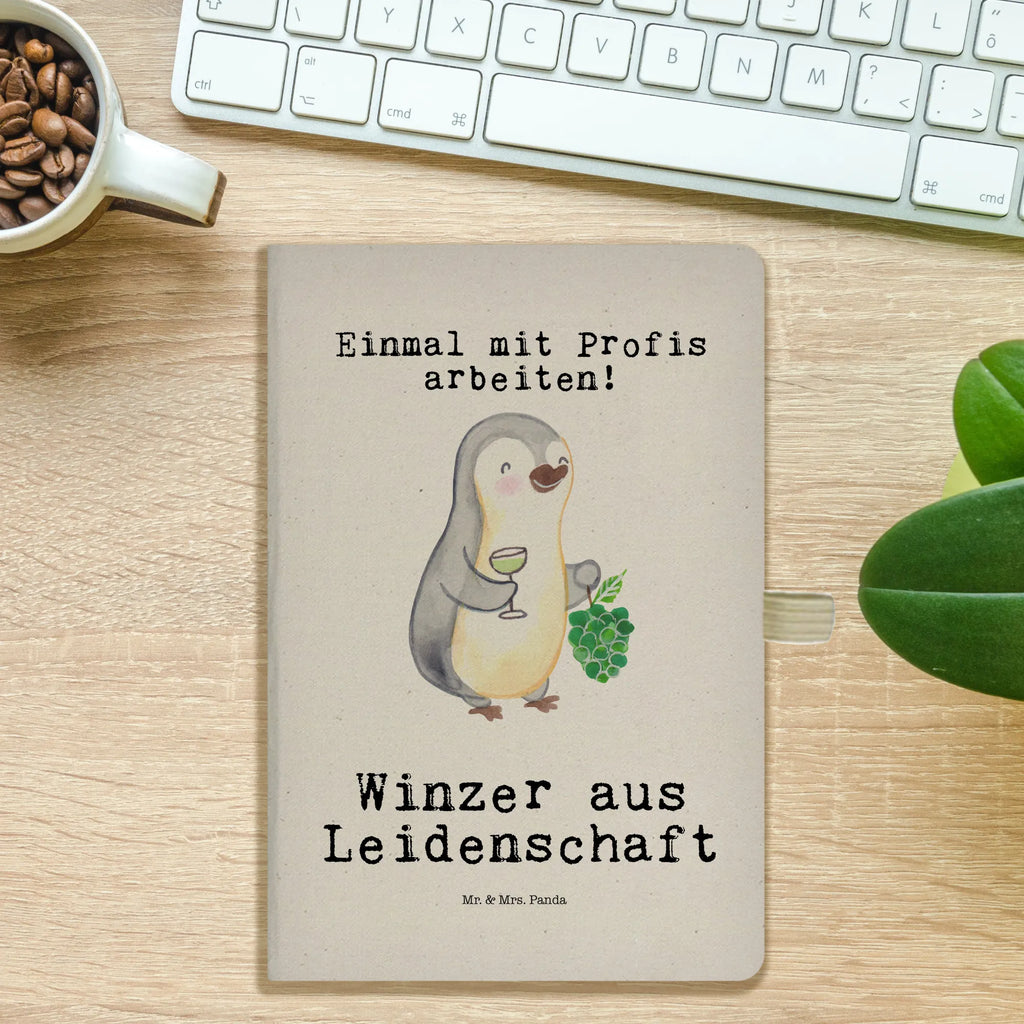 Cotton notebook Winemaker Passion address book, notepad, notebook, notes, journal, writing book, diary, entry book, sketchbook, gift, gift idea, best, farewell gift, passing exam, anniversary, retirement, promotion, job start, sayings, funny, profession