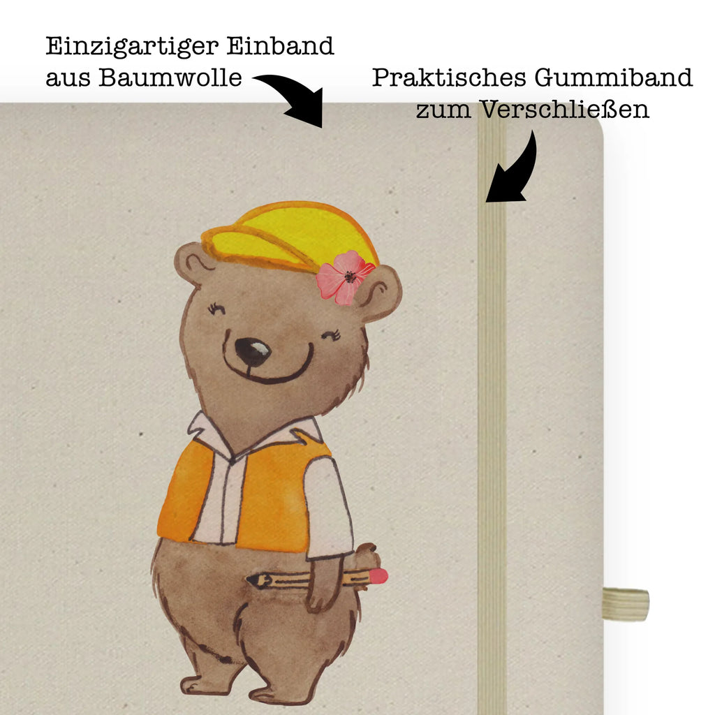 Cotton notebook Civil Engineer Heart entry book, notes, journal, notebook, notepad, writing book, sketchbook, diary, address book, gift, gift idea, best, farewell gift, passing exam, anniversary, retirement, promotion, job start, sayings, funny, profession