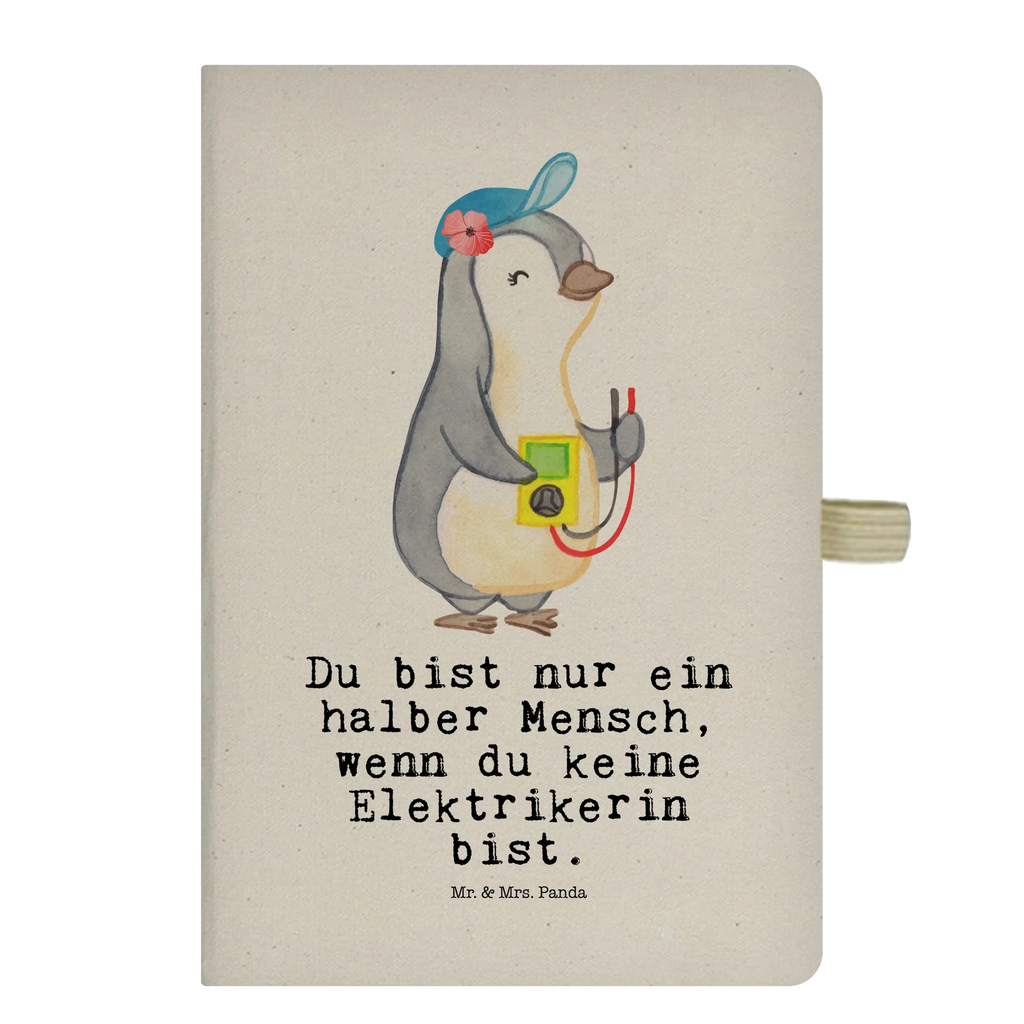 Cotton notebook female electrician heart notebook, notepad, diary, writing book, notes, journal, address book, sketchbook, entry book, gift, gift idea, best, farewell gift, passing exam, anniversary, retirement, promotion, job start, sayings, funny, profession