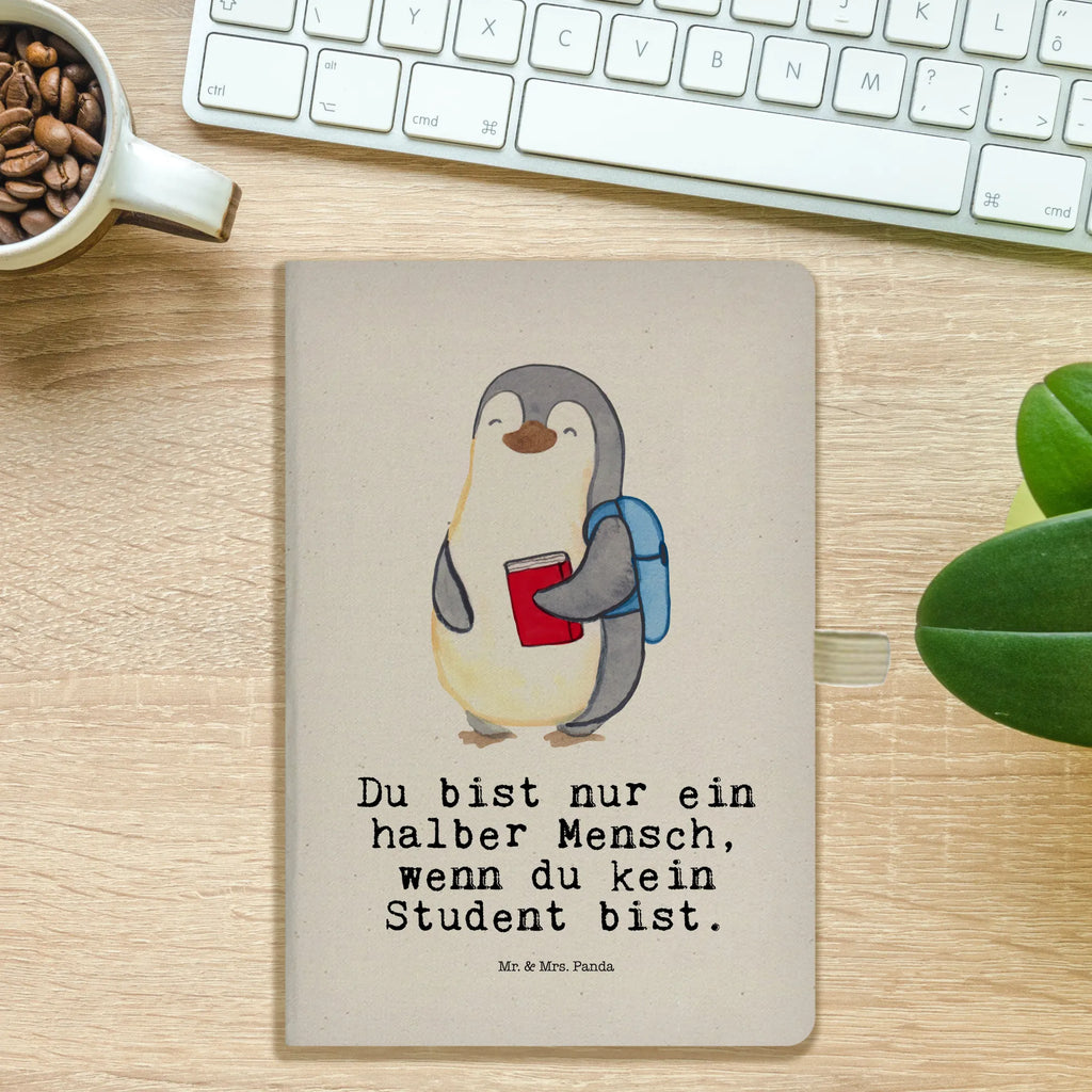 Cotton notebook Student heart notepad, address book, writing book, notebook, notes, sketchbook, diary, entry book, journal, gift, gift idea, best, farewell gift, passing exam, anniversary, retirement, promotion, job start, sayings, funny, profession