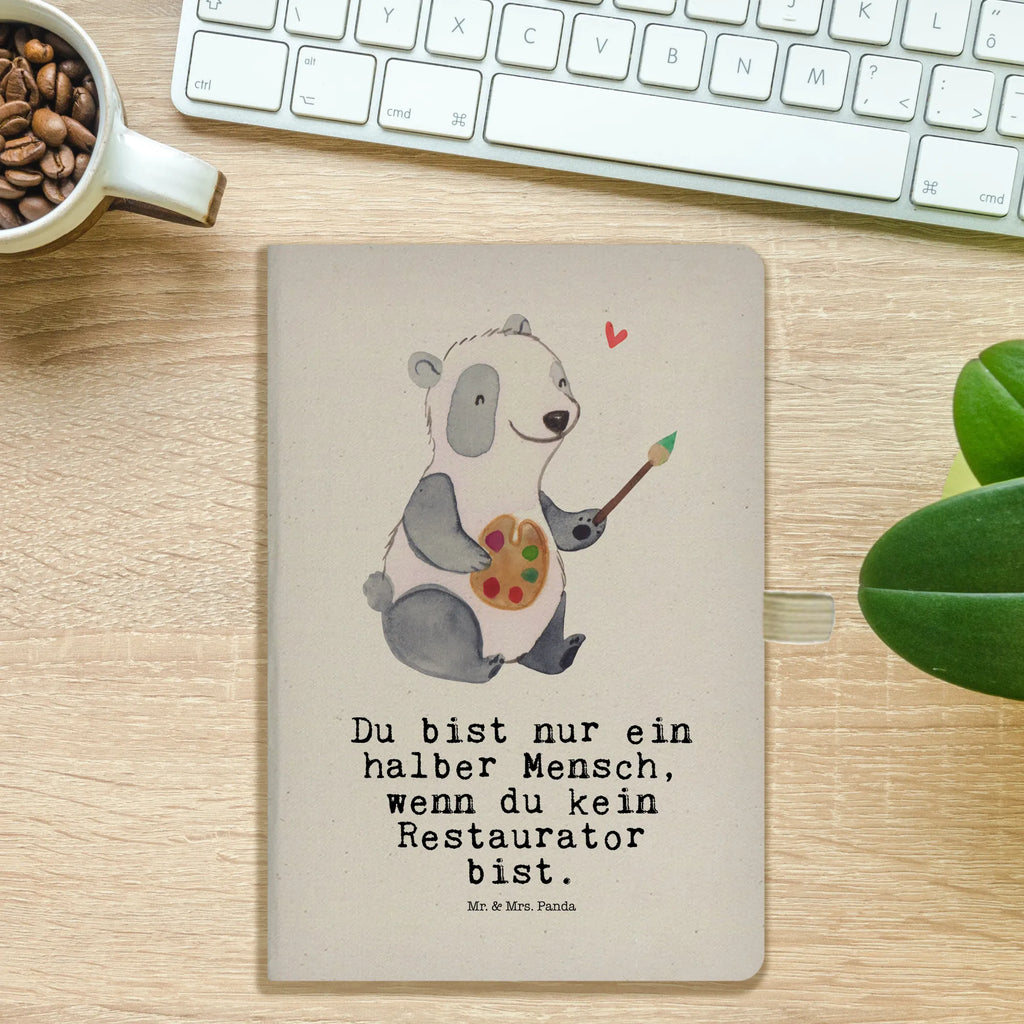 Cotton notebook Restorer heart notepad, sketchbook, writing book, journal, address book, notes, diary, entry book, notebook, gift, gift idea, best, farewell gift, passing exam, anniversary, retirement, promotion, job start, sayings, funny, profession