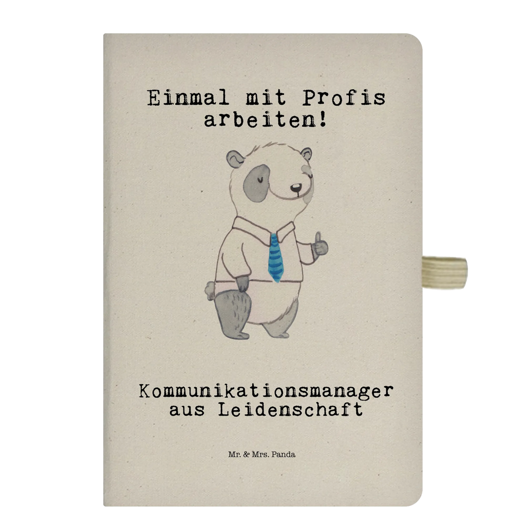 Cotton notebook Communications Manager Passion notes, address book, writing book, diary, entry book, sketchbook, notepad, journal, notebook, gift, gift idea, best, farewell gift, passing exam, anniversary, retirement, promotion, job start, sayings, funny, profession