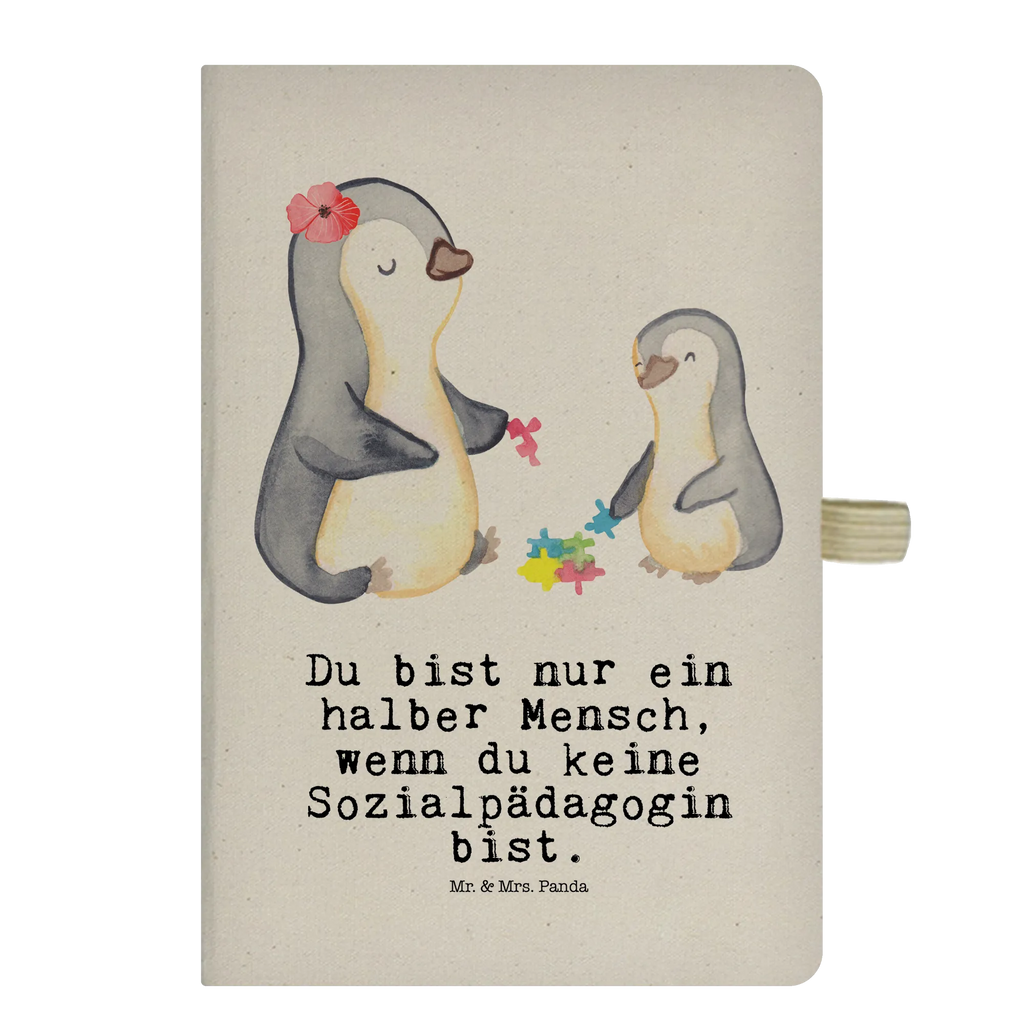 Bawełniany notes DIN A5 pedagog społeczny serce Zawód, Wykształcenie, Jubileusz, Pożegnanie, Emerytura, Kolega, Koleżanka, Prezent, Dawać, Pracownik, Współpracownik, Firma, Dziękuję, Dziękuję bardzo