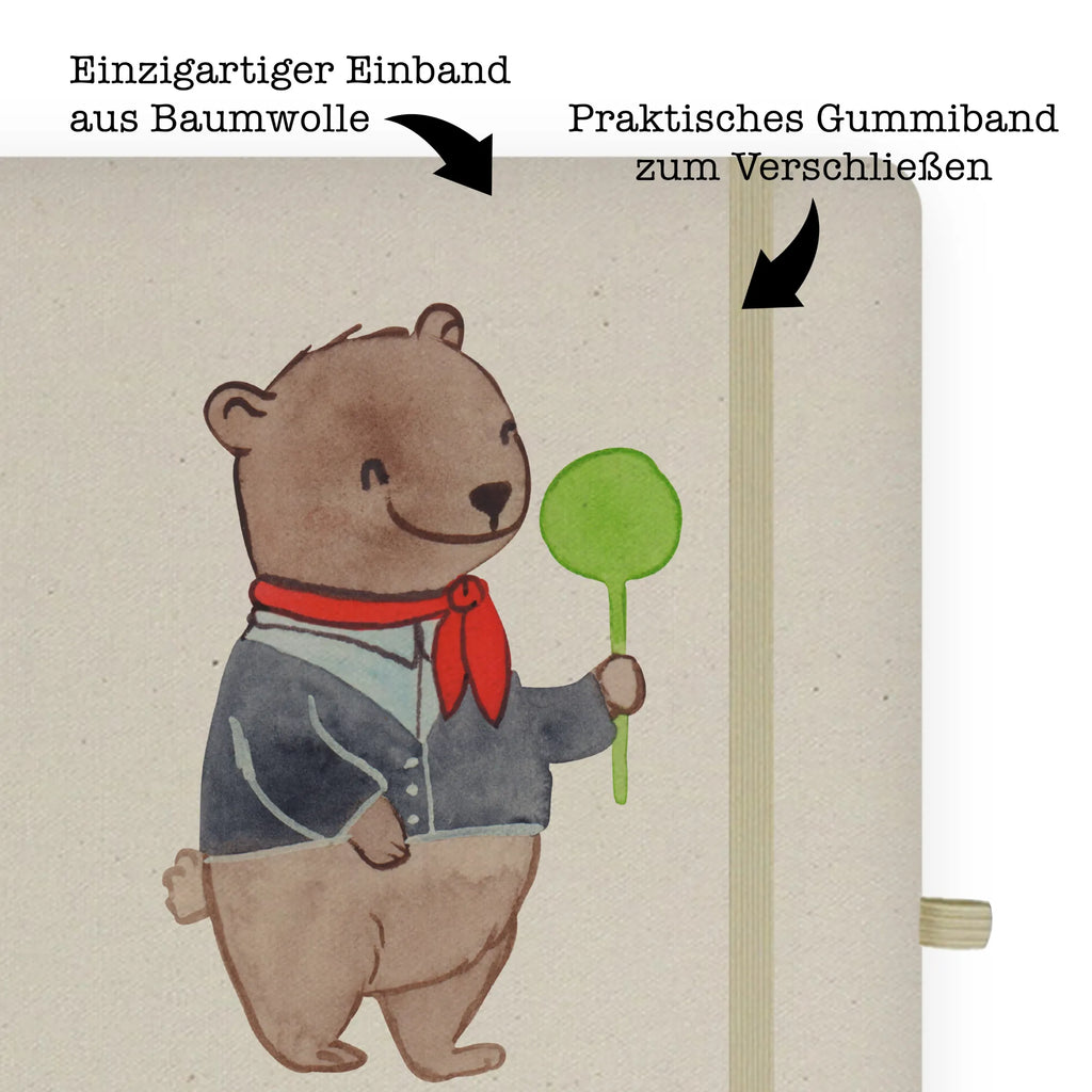 Cotton notebook Conductor heart notes, journal, notebook, writing book, diary, notepad, address book, sketchbook, entry book, gift, gift idea, best, farewell gift, passing exam, anniversary, retirement, promotion, job start, sayings, funny, profession