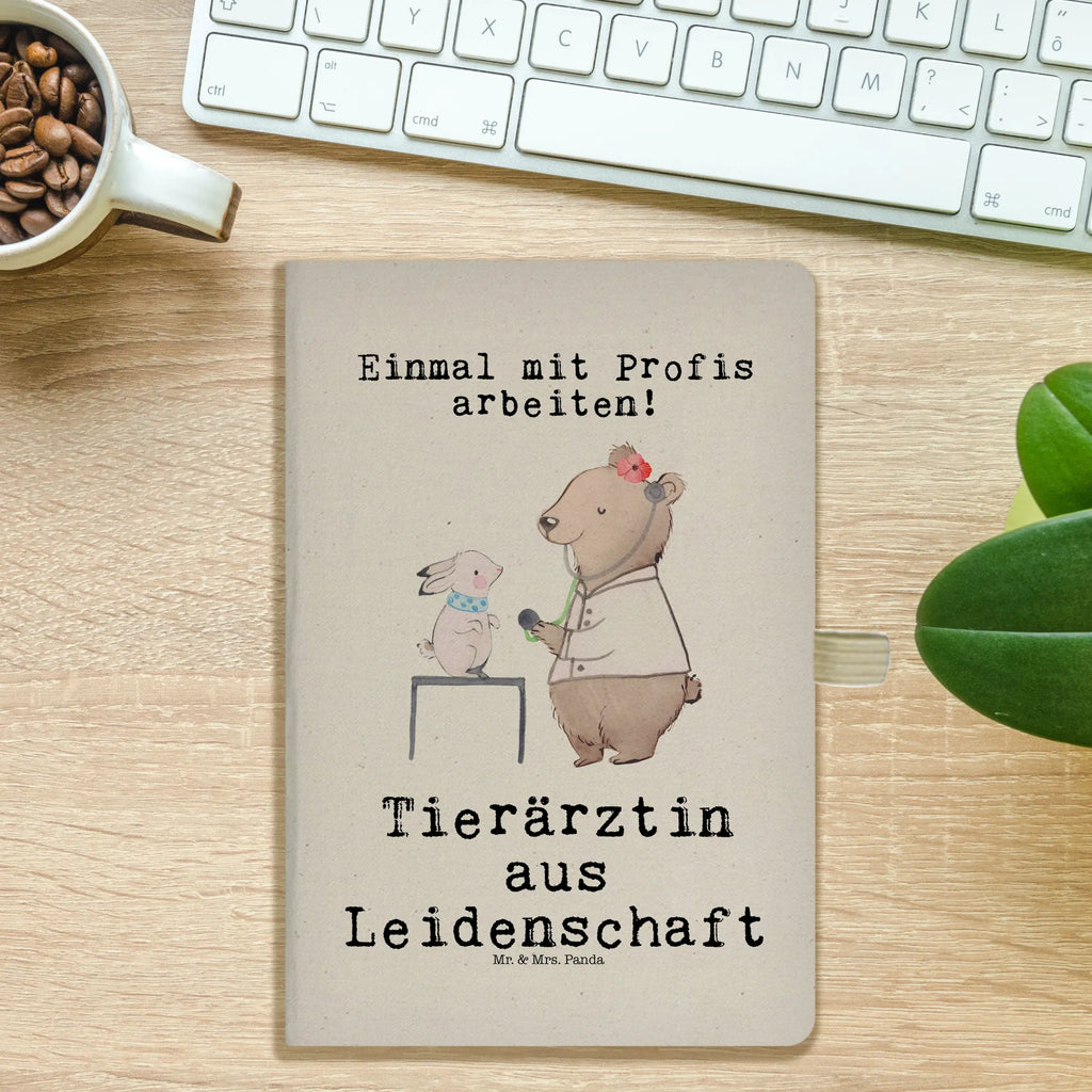 Bawełniany notes DIN A5 lekarka weterynarii pasja Notizen, Eintragebuch, Tagebuch, Notizblock, Adressbuch, Journal, Kladde, Skizzenbuch, Notizheft, Schreibbuch, Schreibheft, Beruf, Ausbildung, Jubiläum, Abschied, Rente, Kollege, Kollegin, Geschenk, Schenken, Arbeitskollege, Mitarbeiter, Firma, Danke, Dankeschön