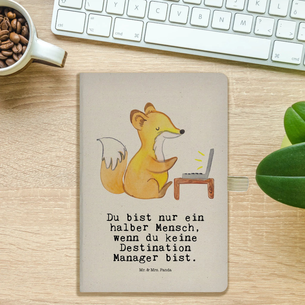 Cotton notebook Destination Manager heart address book, writing book, journal, notepad, notebook, notes, entry book, sketchbook, diary, gift, gift idea, best, farewell gift, passing exam, anniversary, retirement, promotion, job start, sayings, funny, profession