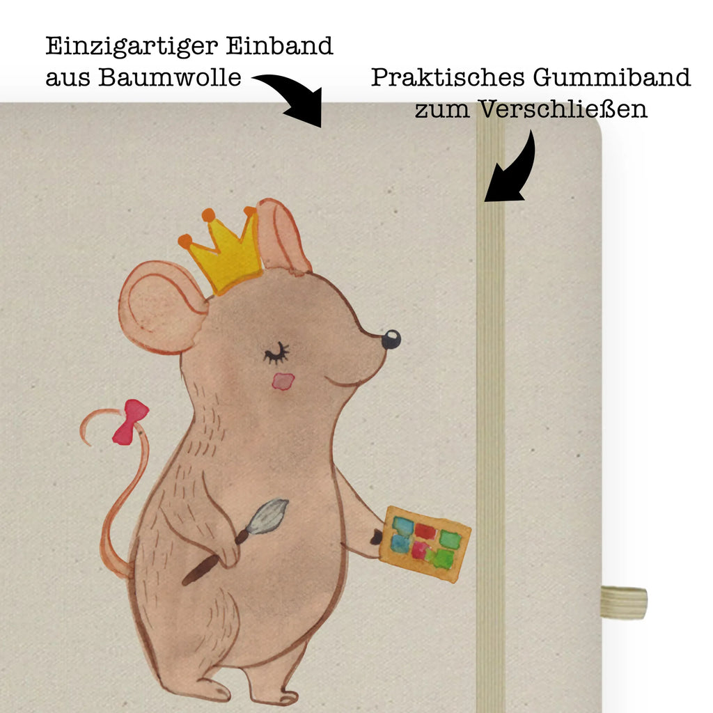 Cotton notebook Make-up artist heart address book, writing book, notepad, journal, entry book, diary, sketchbook, notebook, notes, gift, gift idea, best, farewell gift, passing exam, anniversary, retirement, promotion, job start, sayings, funny, profession