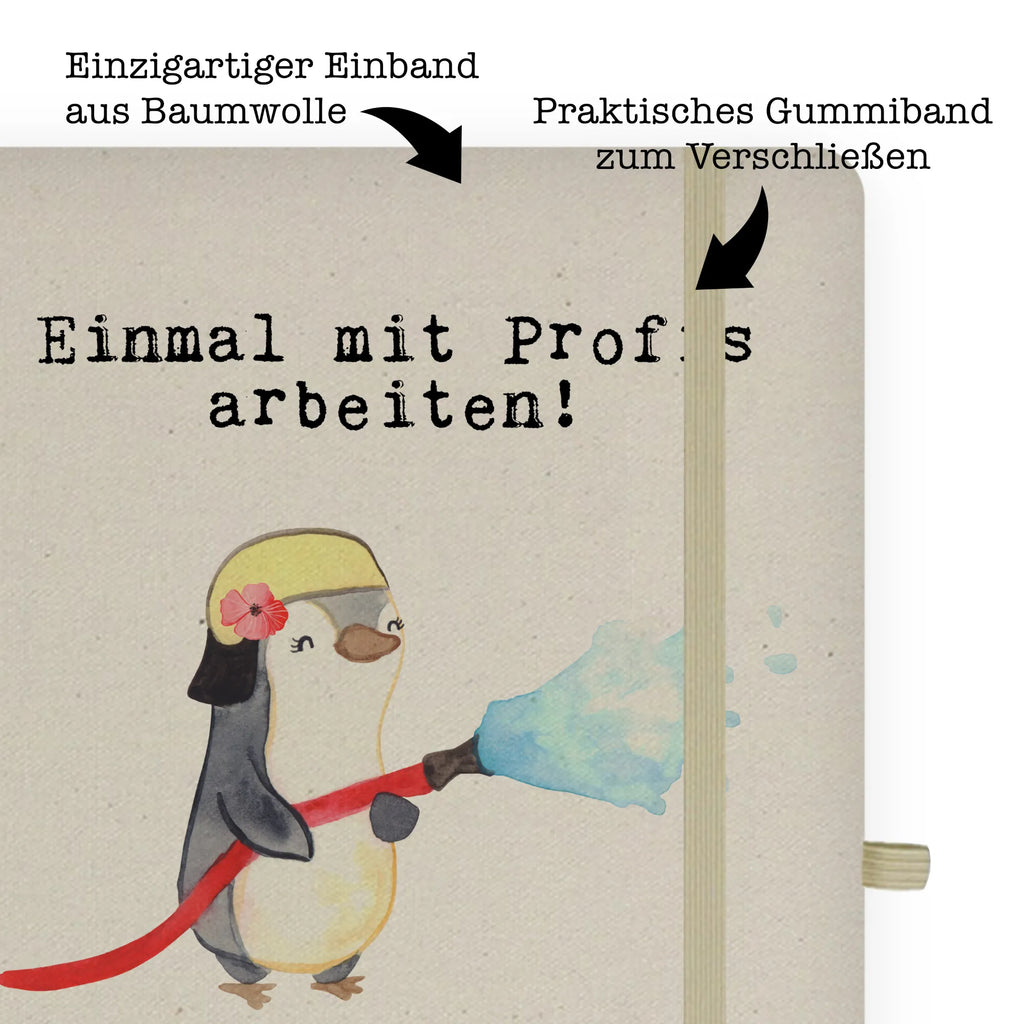 Cotton notebook Firewoman Passion entry book, notepad, writing book, journal, notebook, diary, address book, notes, sketchbook, gift, gift idea, best, farewell gift, passing exam, anniversary, retirement, promotion, job start, sayings, funny, profession