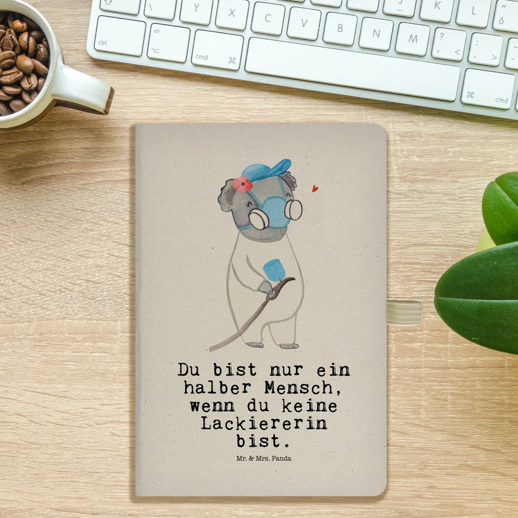 Cotton notebook Painter heart entry book, journal, sketchbook, writing book, diary, notepad, notebook, notes, address book, gift, gift idea, best, farewell gift, passing exam, anniversary, retirement, promotion, job start, sayings, funny, profession