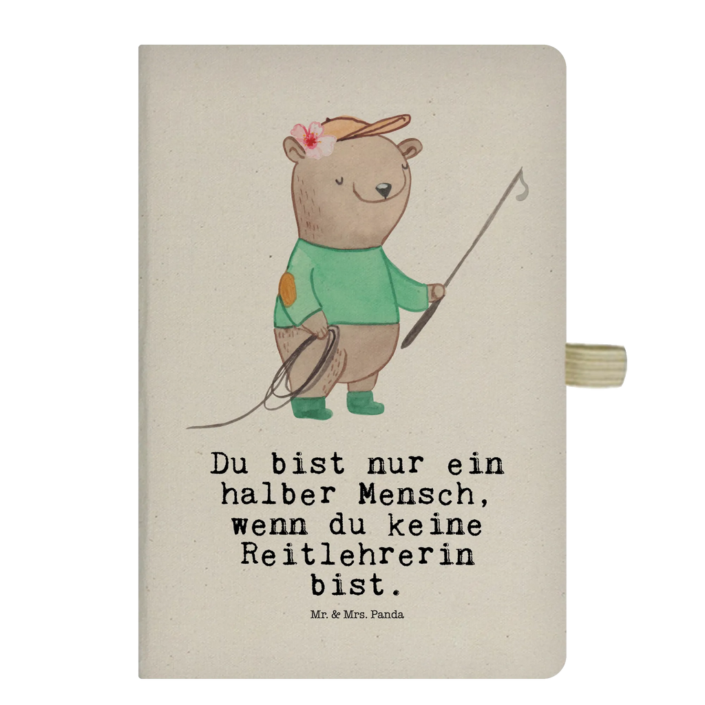 Cotton notebook Riding instructor heart writing book, entry book, notebook, notes, notepad, diary, sketchbook, address book, journal, gift, gift idea, best, farewell gift, passing exam, anniversary, retirement, promotion, job start, sayings, funny, profession