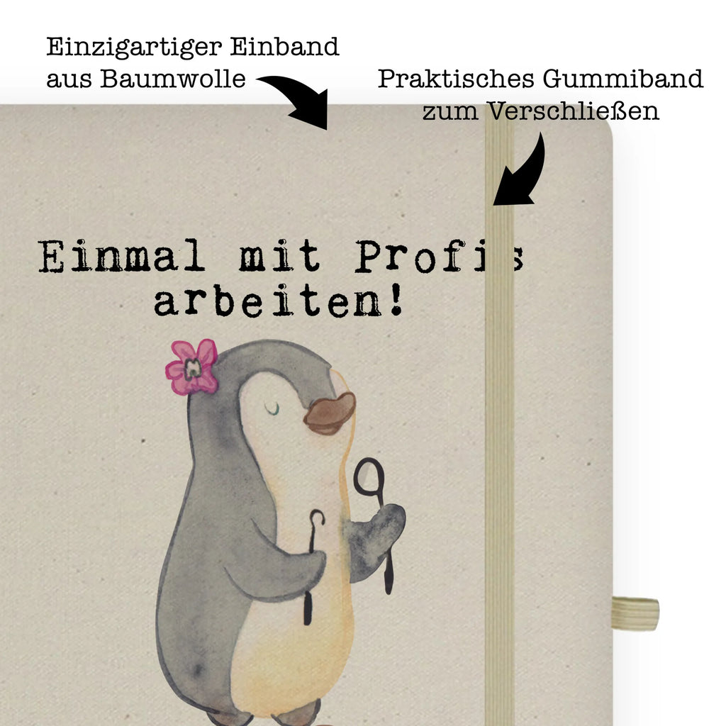 Bawełniany notes DIN A5 technik dentystyczna pasja Zawód, Wykształcenie, Jubileusz, Pożegnanie, Emerytura, Kolega, Koleżanka, Prezent, Dawać, Pracownik, Współpracownik, Firma, Dziękuję, Dziękuję bardzo