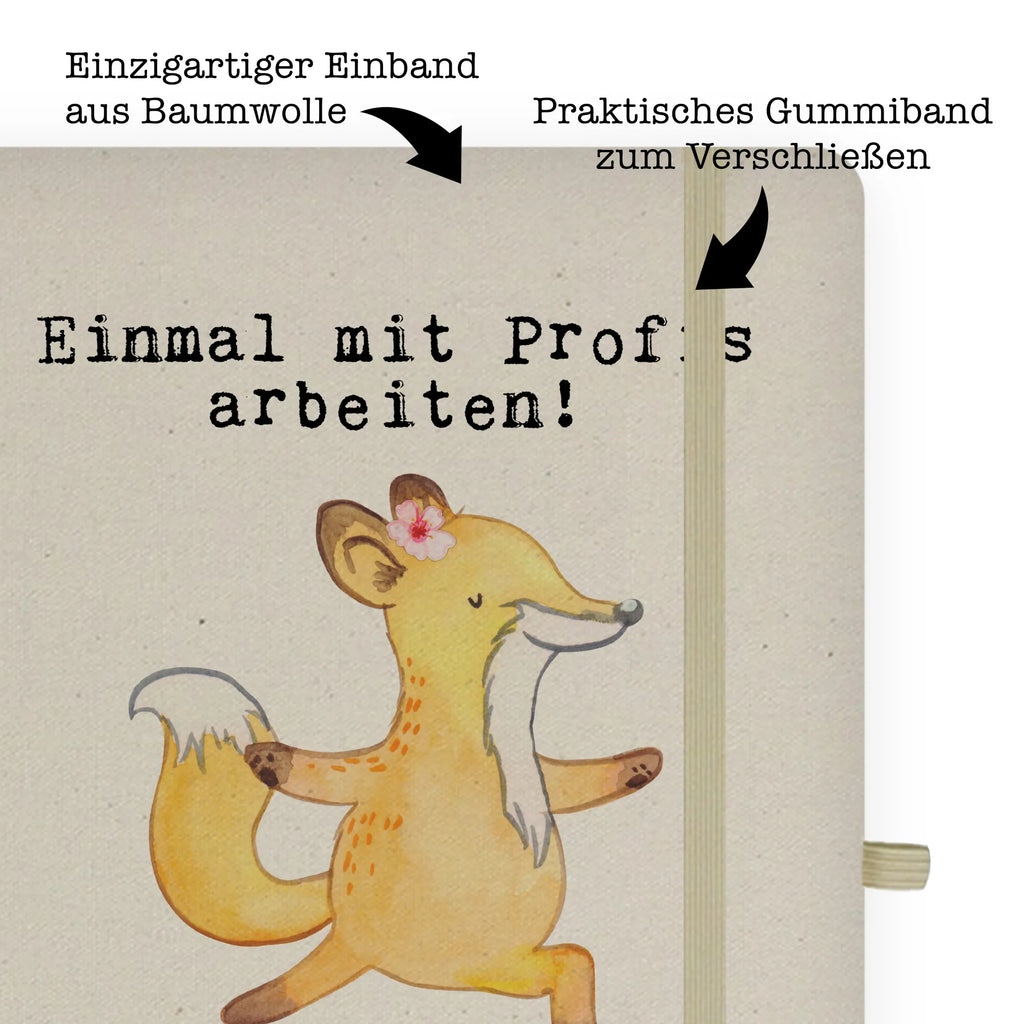 Bawełniany notatnik DIN A4 Instruktorka jogi pasja Zawód, Wykształcenie, Jubileusz, Pożegnanie, Emerytura, Kolega, Koleżanka, Prezent, Dawać, Pracownik, Współpracownik, Firma, Dziękuję, Dziękuję bardzo