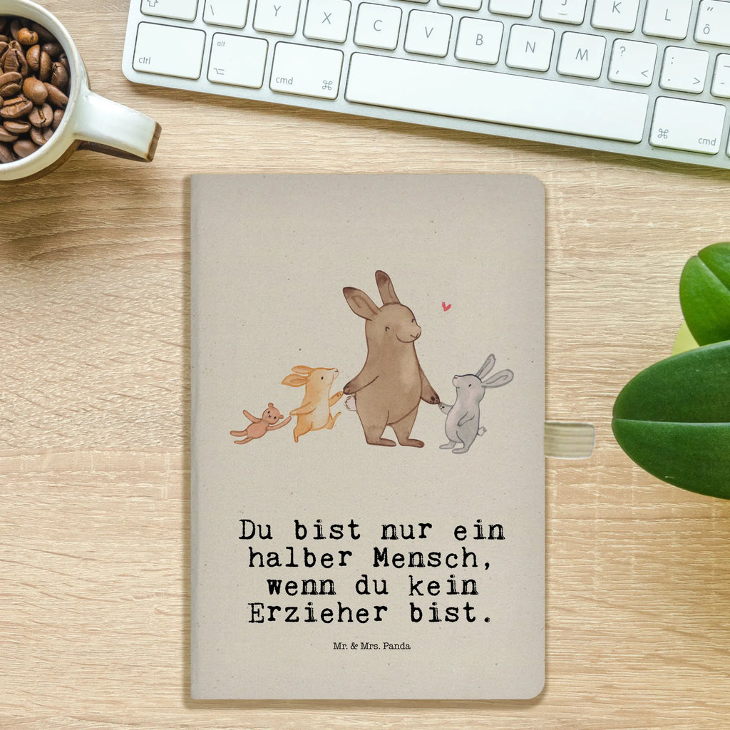 Cotton notebook educator Heart notepad, notebook, notes, diary, writing book, journal, sketchbook, address book, entry book, gift, gift idea, best, farewell gift, passing exam, anniversary, retirement, promotion, job start, sayings, funny, profession