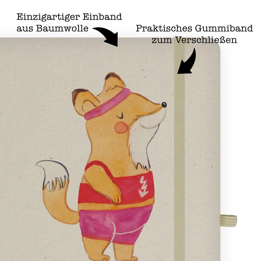 Bawełniany notatnik DIN A4 Sportsmenka serce Zawód, Wykształcenie, Jubileusz, Pożegnanie, Emerytura, Kolega, Koleżanka, Prezent, Dawać, Pracownik, Współpracownik, Firma, Dziękuję, Dziękuję bardzo