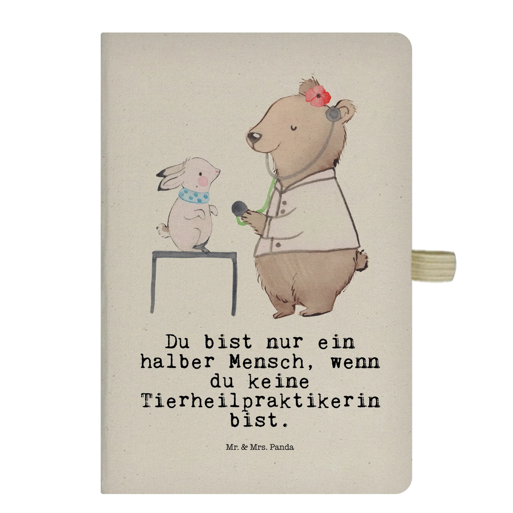 Cotton notebook Animal Naturopath Heart writing book, address book, notepad, notebook, journal, diary, sketchbook, entry book, notes, gift, gift idea, best, farewell gift, passing exam, anniversary, retirement, promotion, job start, sayings, funny, profession