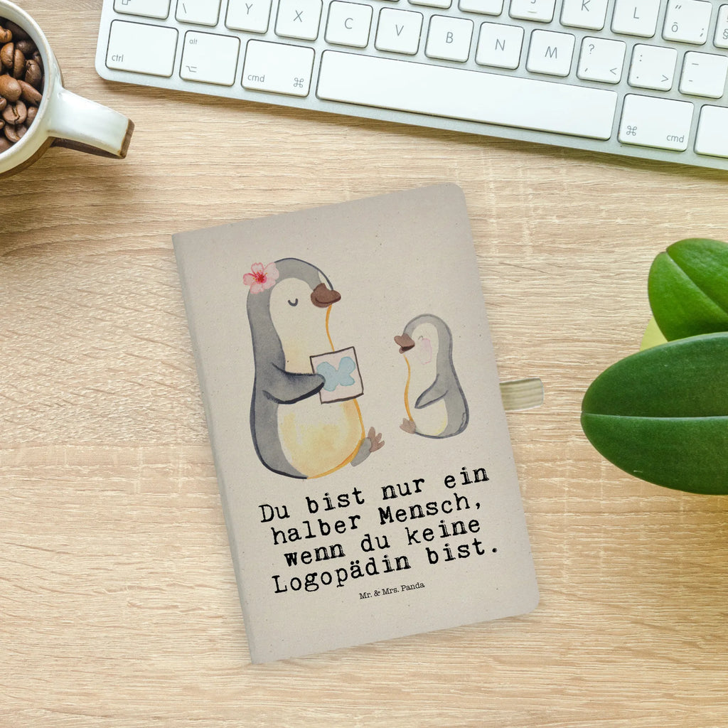 Cotton notebook Speech Therapist heart address book, notes, journal, sketchbook, entry book, diary, notebook, notepad, writing book, gift, gift idea, best, farewell gift, passing exam, anniversary, retirement, promotion, job start, sayings, funny, profession