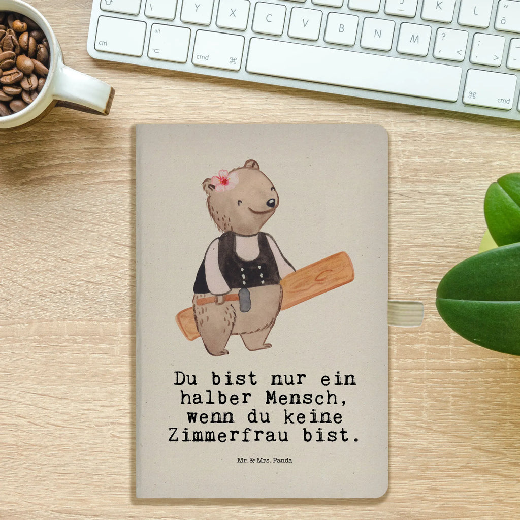 Bawełniany notes DIN A5 Cieślarka serce Zawód, Wykształcenie, Jubileusz, Pożegnanie, Emerytura, Kolega, Koleżanka, Prezent, Dawać, Pracownik, Współpracownik, Firma, Dziękuję, Dziękuję bardzo