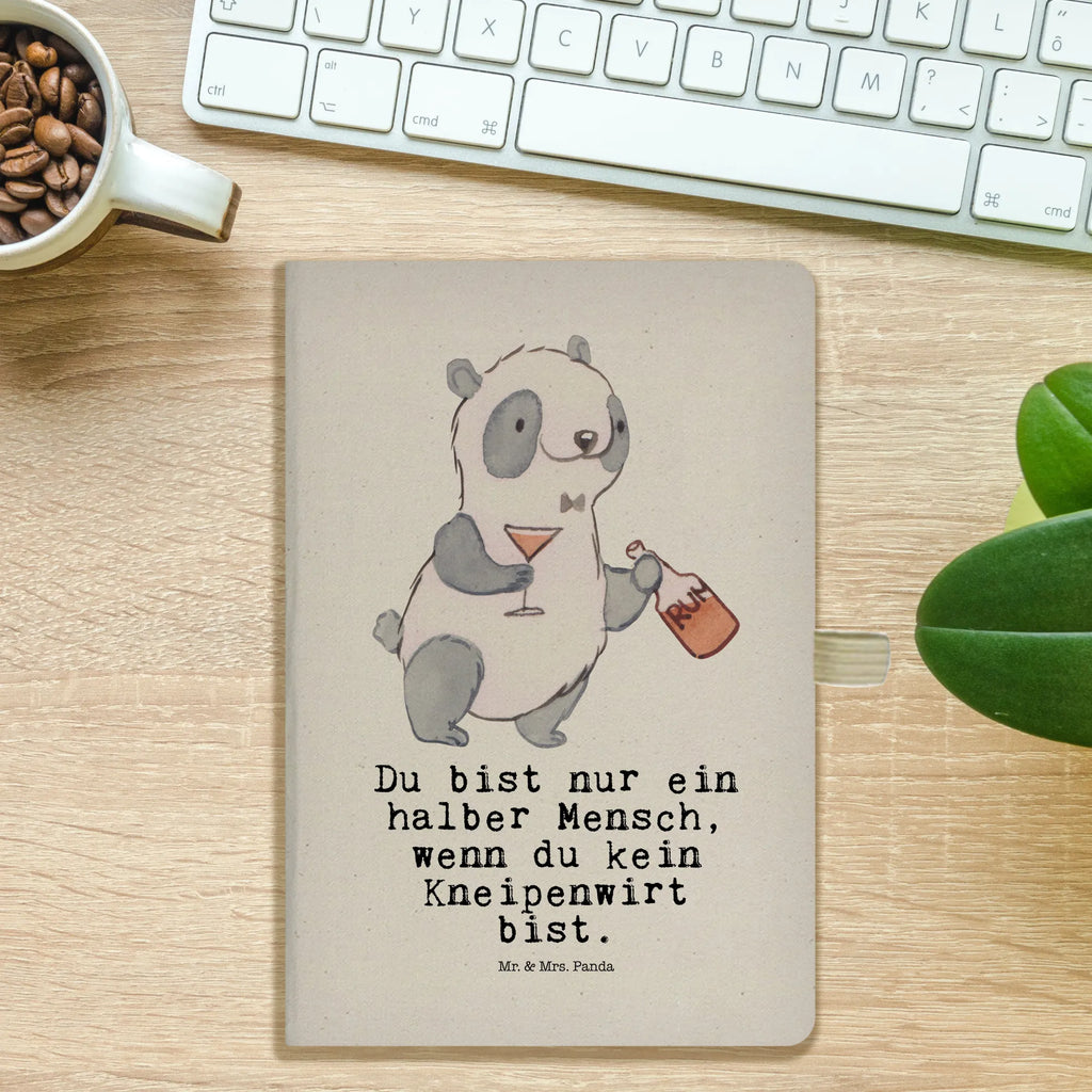 Cotton notebook Pub Proprietor heart address book, notes, sketchbook, journal, notebook, writing book, notepad, entry book, diary, gift, gift idea, best, farewell gift, passing exam, anniversary, retirement, promotion, job start, sayings, funny, profession