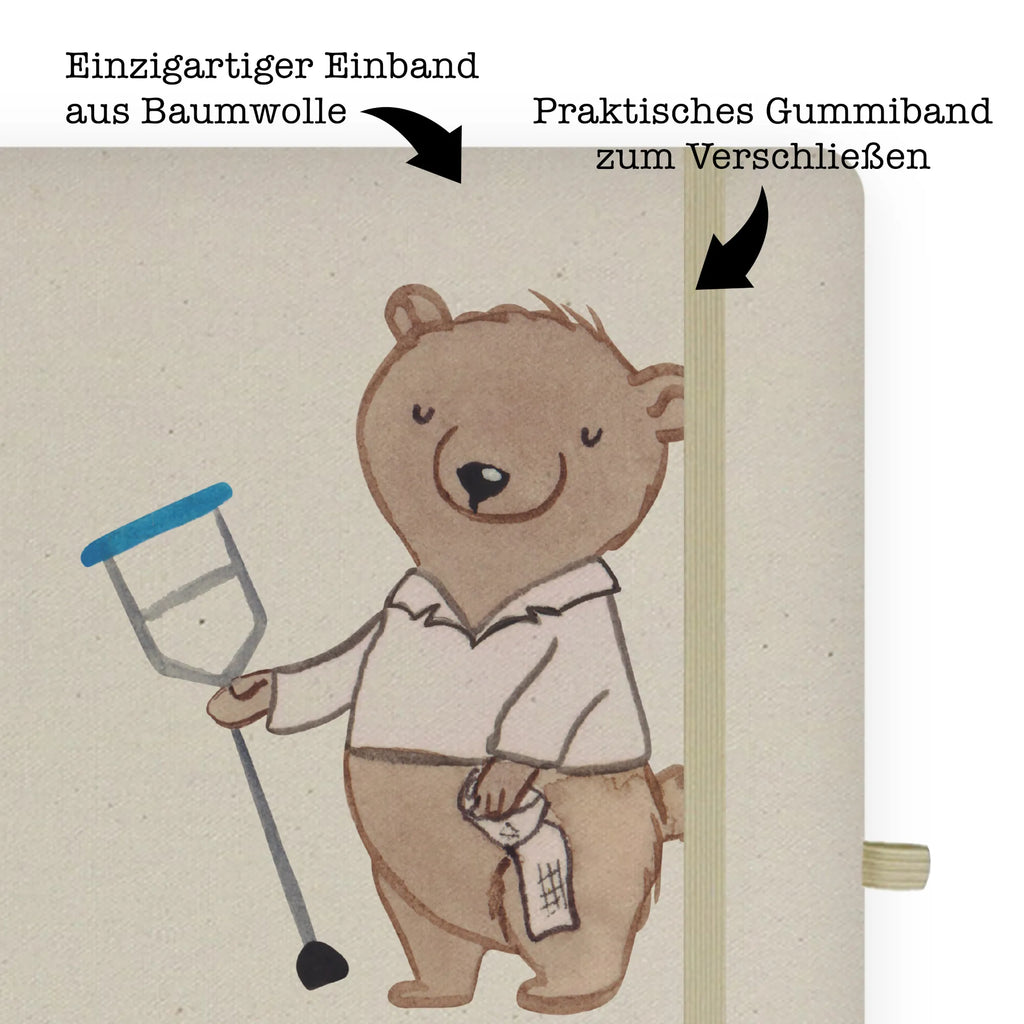 Cotton notebook Orthopedist Heart notepad, address book, notes, diary, journal, writing book, notebook, entry book, sketchbook, gift, gift idea, best, farewell gift, passing exam, anniversary, retirement, promotion, job start, sayings, funny, profession