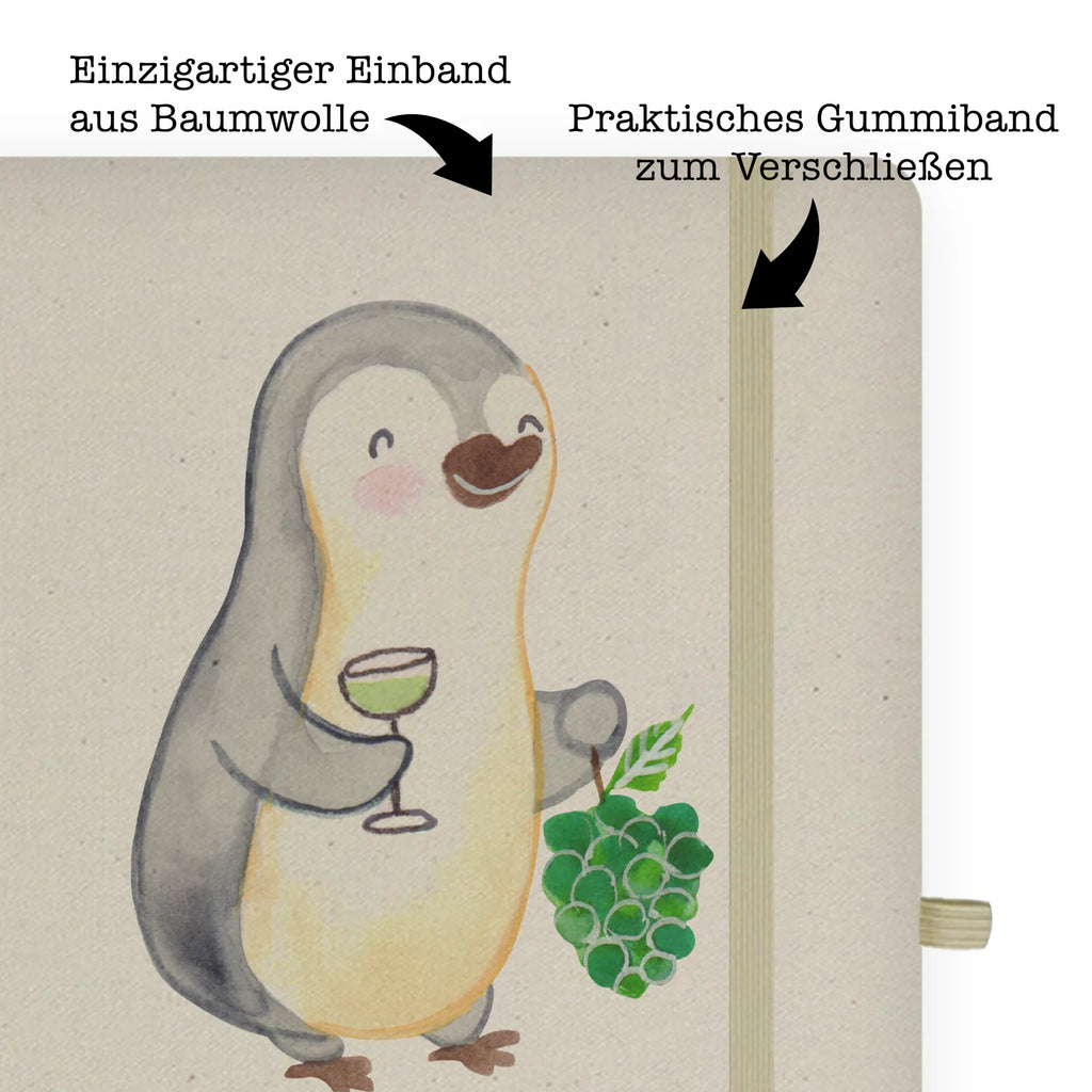 Cotton notebook wine merchant heart notepad, address book, journal, diary, notes, entry book, writing book, notebook, sketchbook, gift, gift idea, best, farewell gift, passing exam, anniversary, retirement, promotion, job start, sayings, funny, profession