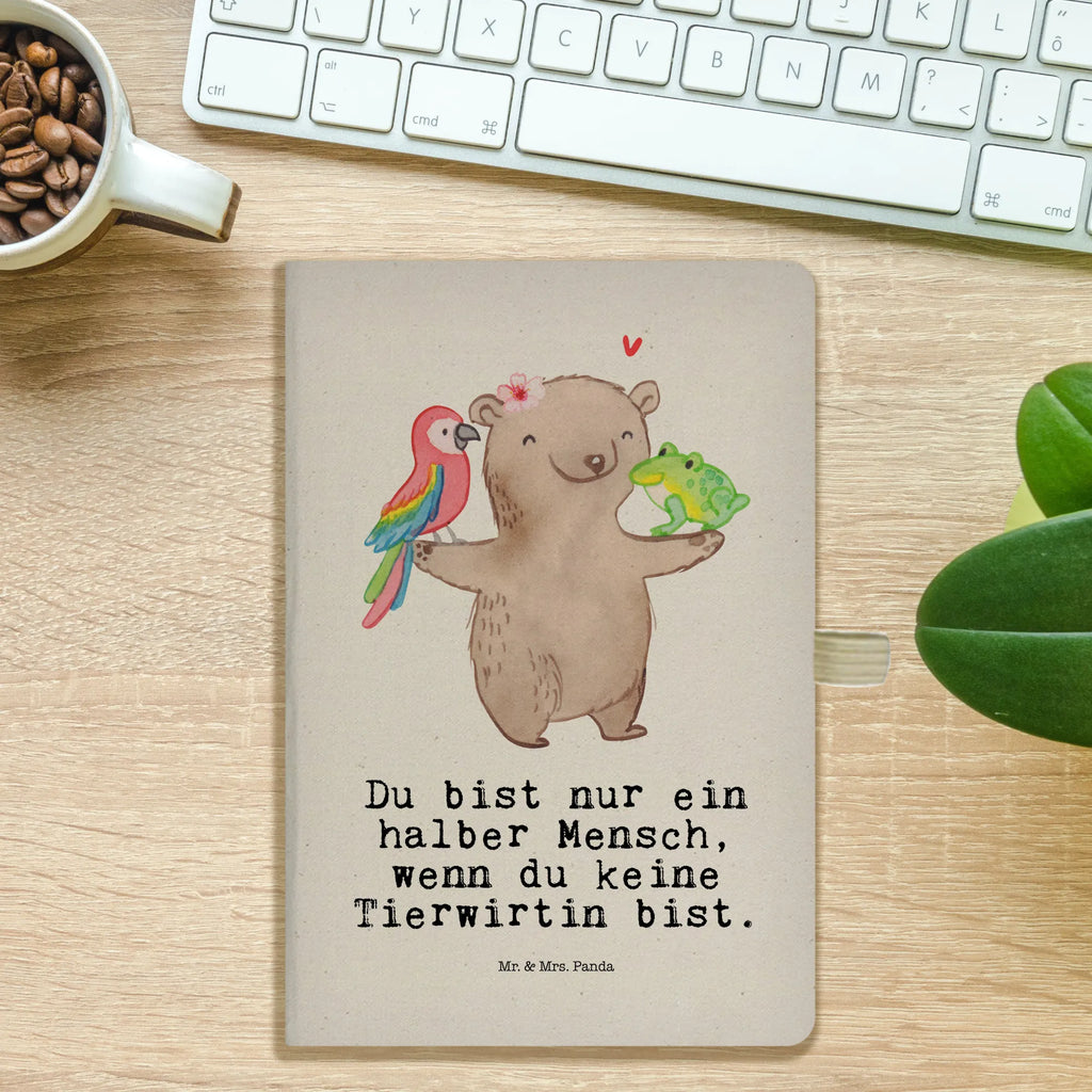 Cotton notebook Animal caretaker Heart diary, notes, notepad, journal, writing book, notebook, entry book, sketchbook, address book, gift, gift idea, best, farewell gift, passing exam, anniversary, retirement, promotion, job start, sayings, funny, profession