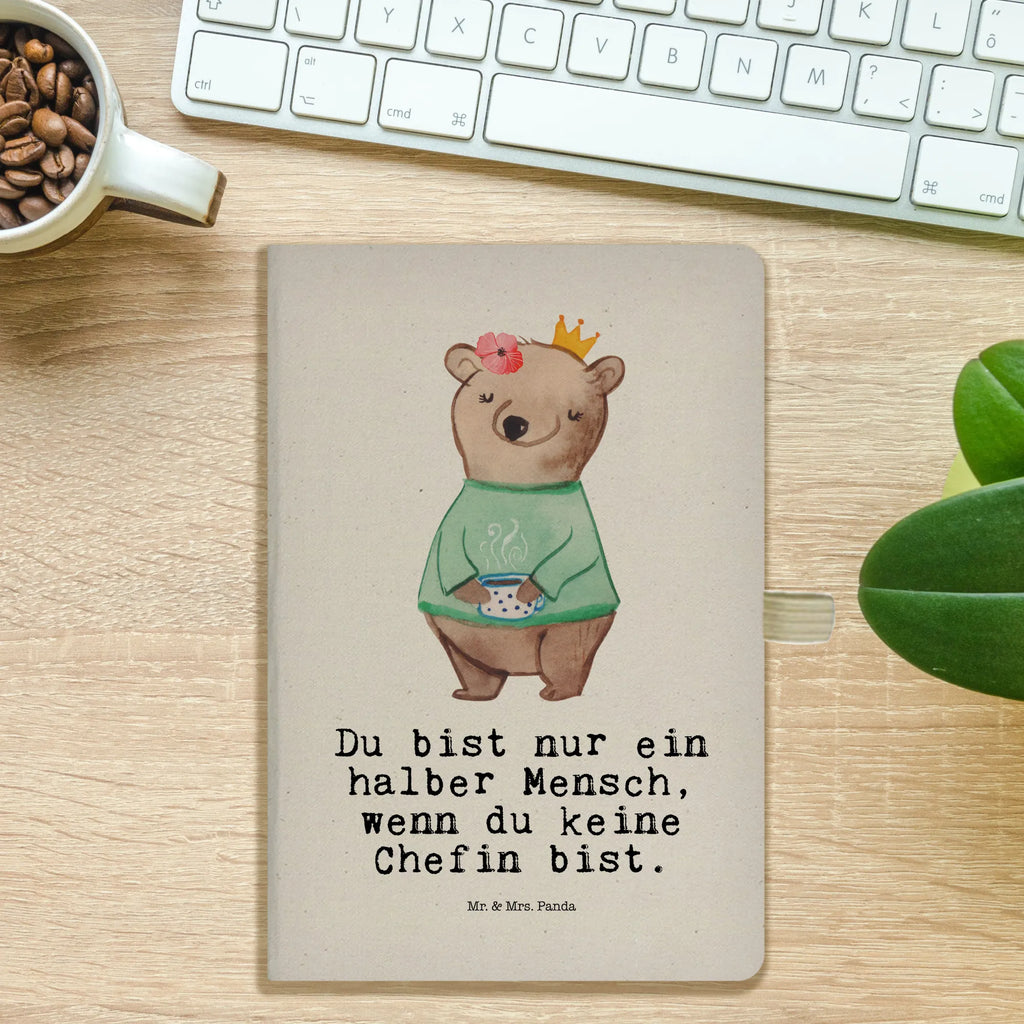 Cotton notebook boss Heart notepad, diary, writing book, notebook, address book, journal, entry book, notes, sketchbook, gift, gift idea, best, farewell gift, passing exam, anniversary, retirement, promotion, job start, sayings, funny, profession