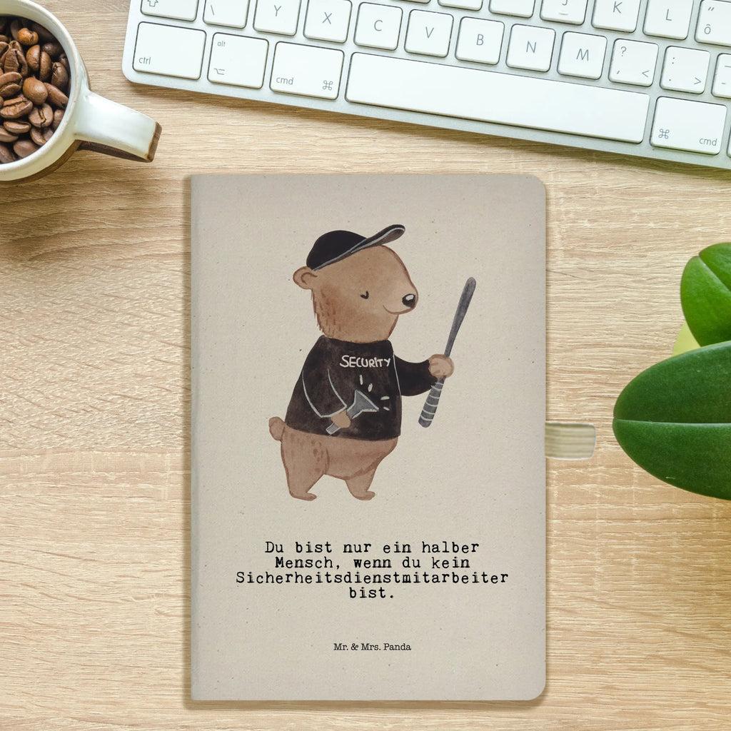 Cotton notebook Security Service Employee Heart notepad, sketchbook, diary, writing book, entry book, address book, notes, journal, notebook, gift, gift idea, best, farewell gift, passing exam, anniversary, retirement, promotion, job start, sayings, funny, profession