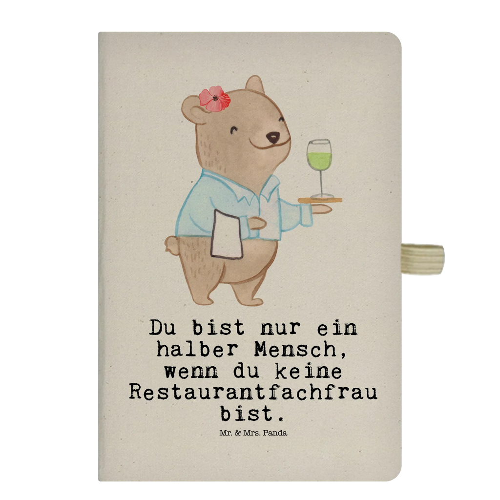 Bawełniany notes DIN A5 Kelnerka serce Zawód, Wykształcenie, Jubileusz, Pożegnanie, Emerytura, Kolega, Koleżanka, Prezent, Dawać, Pracownik, Współpracownik, Firma, Dziękuję, Dziękuję bardzo