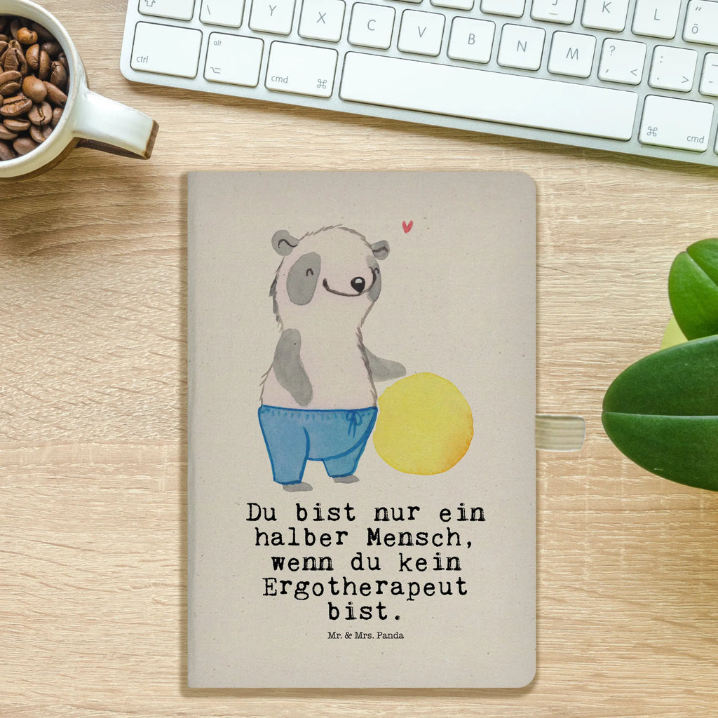 Cotton notebook occupational therapist Heart notebook, notepad, journal, entry book, writing book, notes, address book, diary, sketchbook, gift, gift idea, best, farewell gift, passing exam, anniversary, retirement, promotion, job start, sayings, funny, profession