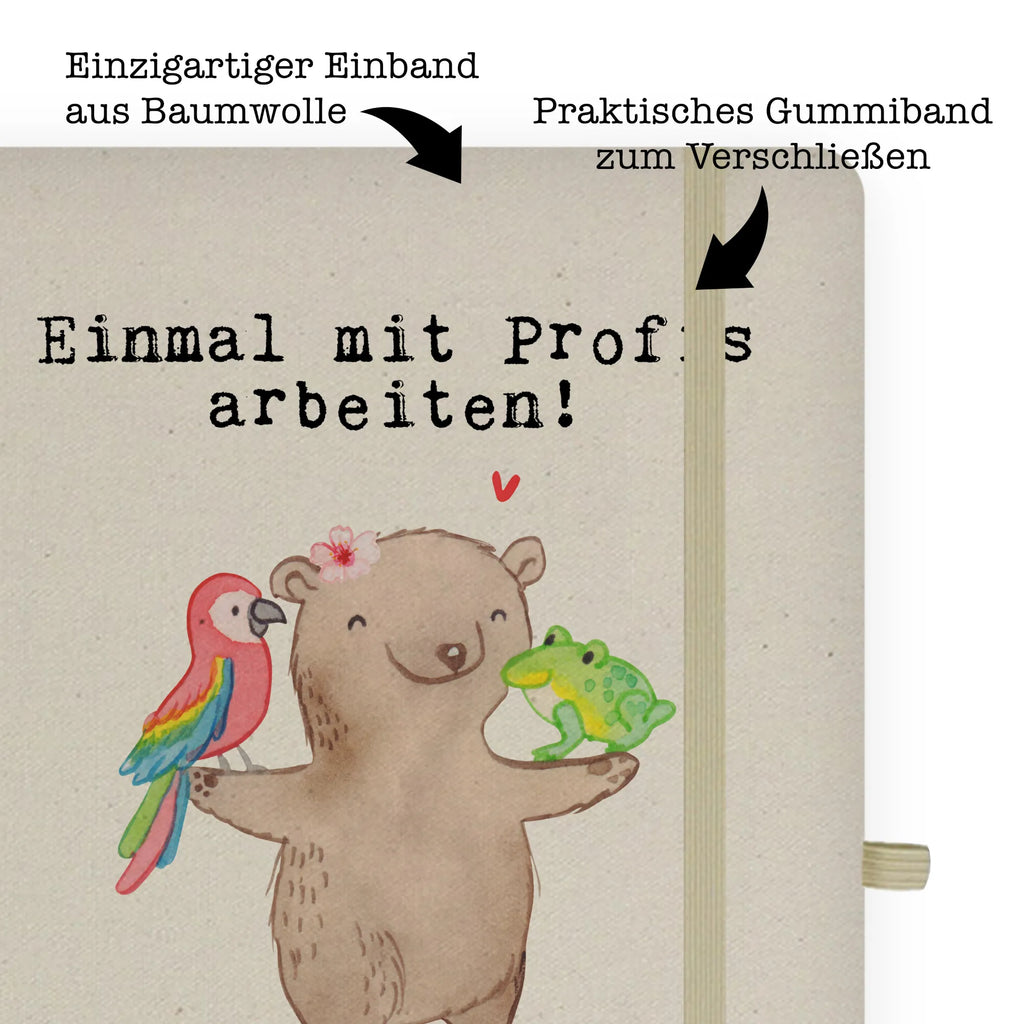 Cotton notebook Animal Caregiver Passion notepad, writing book, entry book, journal, sketchbook, notebook, notes, diary, address book, gift, gift idea, best, farewell gift, passing exam, anniversary, retirement, promotion, job start, sayings, funny, profession