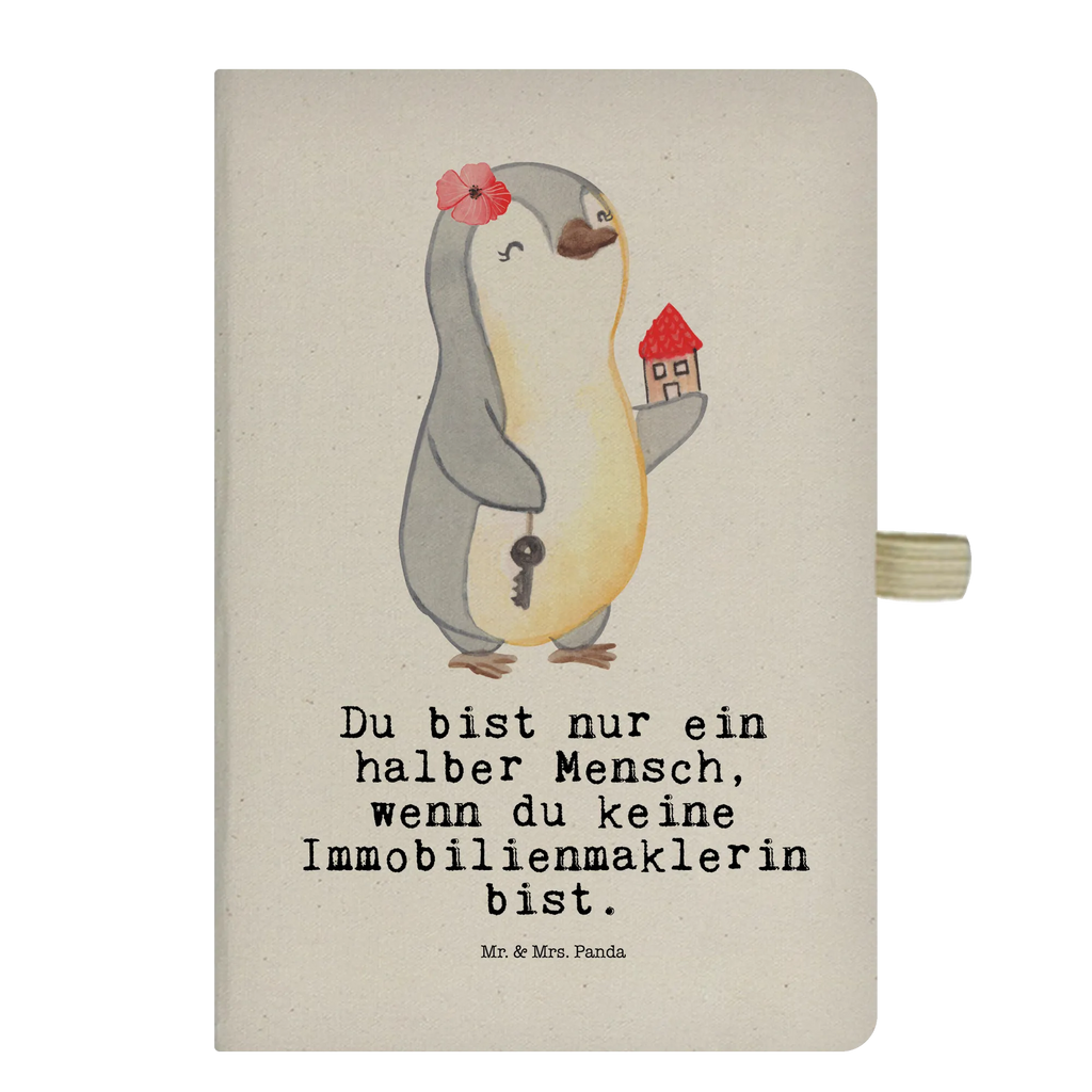 Bawełniany notes DIN A5 agentka nieruchomości serce Notizen, Eintragebuch, Tagebuch, Notizblock, Adressbuch, Journal, Kladde, Skizzenbuch, Notizheft, Schreibbuch, Schreibheft, Beruf, Ausbildung, Jubiläum, Abschied, Rente, Kollege, Kollegin, Geschenk, Schenken, Arbeitskollege, Mitarbeiter, Firma, Danke, Dankeschön, Immobilienmaklerin, Immobilienhändlerin, Immobilienkauffrau, Immobilienbüro