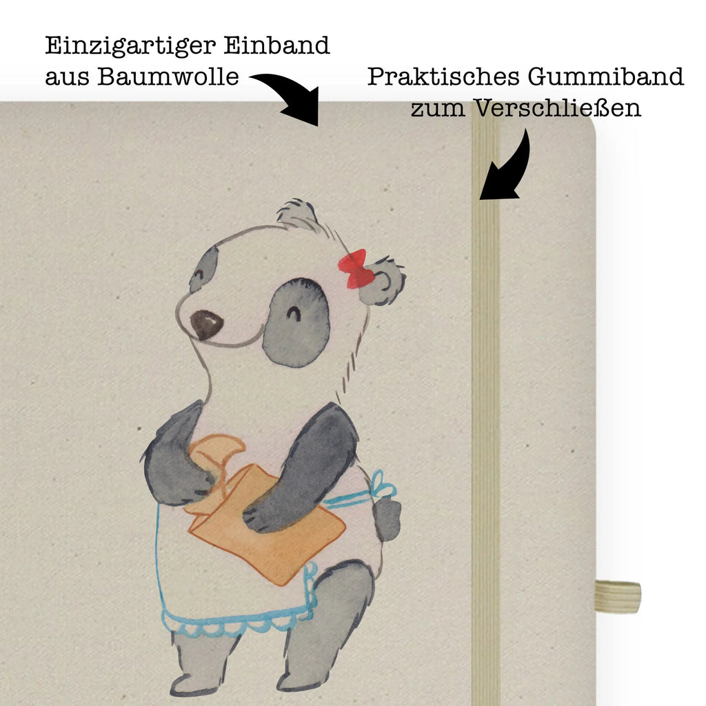 Cotton notebook Bakery Saleswoman heart address book, journal, notebook, sketchbook, notepad, writing book, entry book, diary, notes, gift, gift idea, best, farewell gift, passing exam, anniversary, retirement, promotion, job start, sayings, funny, profession