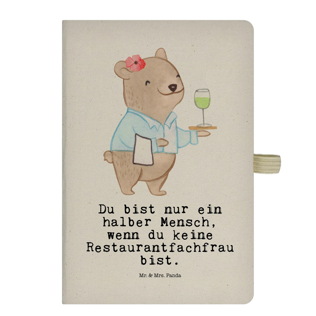 Bawełniany notes DIN A5 Kelnerka serce Zawód, Wykształcenie, Jubileusz, Pożegnanie, Emerytura, Kolega, Koleżanka, Prezent, Dawać, Pracownik, Współpracownik, Firma, Dziękuję, Dziękuję bardzo