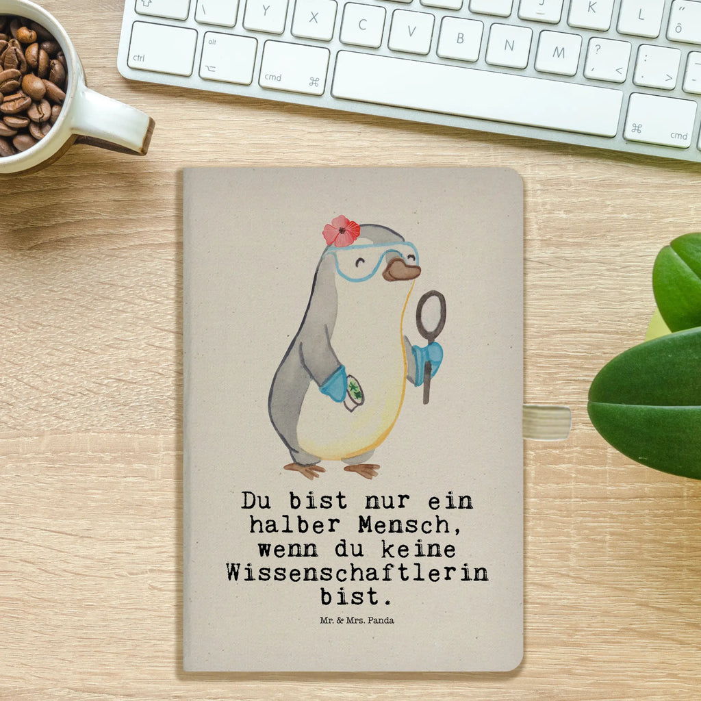 Cotton notebook Scientist Heart address book, notebook, notepad, notes, sketchbook, entry book, writing book, journal, diary, gift, gift idea, best, farewell gift, passing exam, anniversary, retirement, promotion, job start, sayings, funny, profession