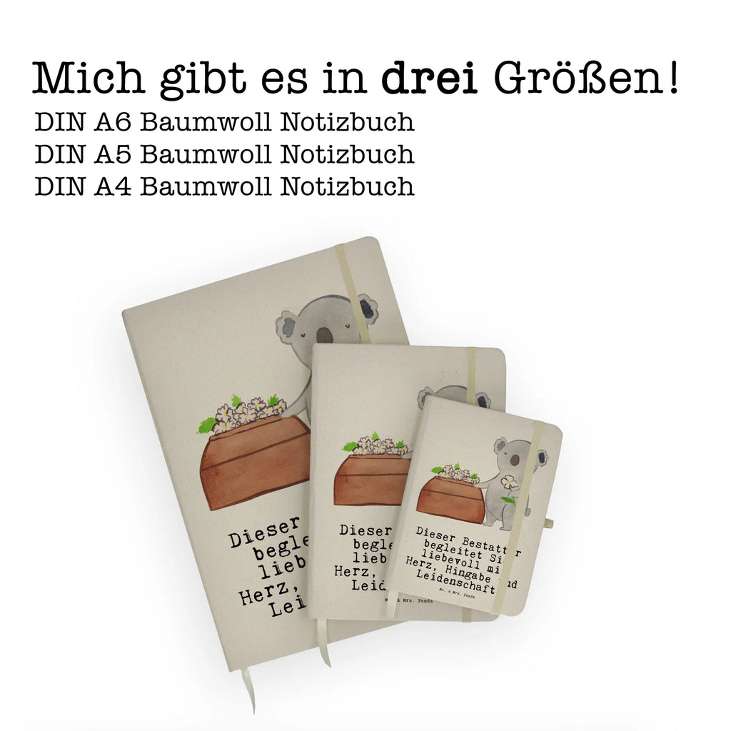 Cotton notebook undertaker heart writing book, notes, entry book, notebook, notepad, address book, journal, sketchbook, diary, gift, gift idea, best, farewell gift, passing exam, anniversary, retirement, promotion, job start, sayings, funny, profession