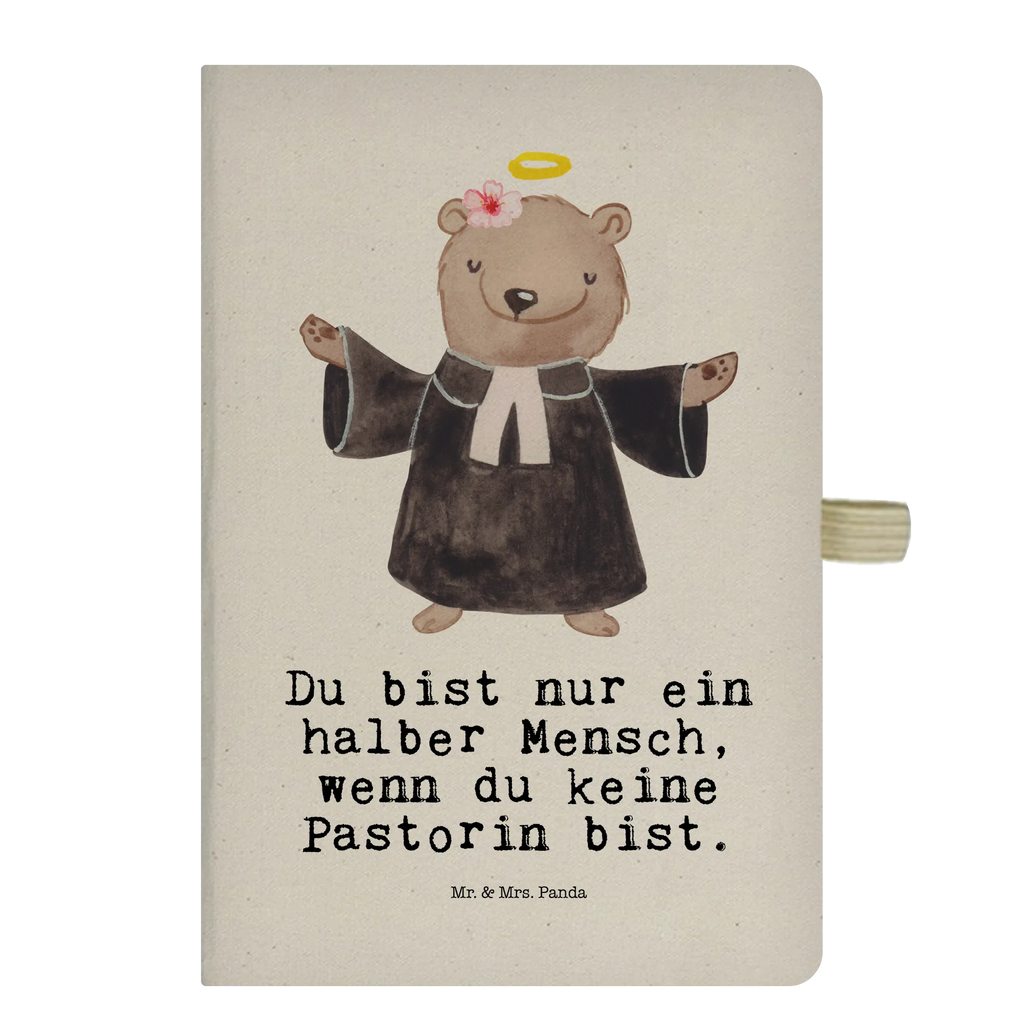 Cotton notebook Female Pastor heart writing book, entry book, notes, sketchbook, address book, notepad, journal, diary, notebook, gift, gift idea, best, farewell gift, passing exam, anniversary, retirement, promotion, job start, sayings, funny, profession