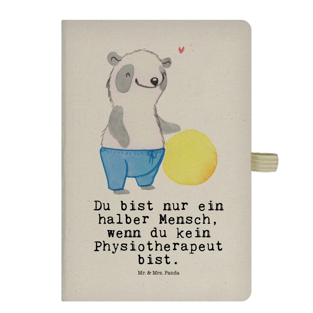 Bawełniany notes DIN A5 Fizjoterapeuta Serce Zawód, Wykształcenie, Jubileusz, Pożegnanie, Emerytura, Kolega, Koleżanka, Prezent, Dawać, Pracownik, Współpracownik, Firma, Dziękuję, Dziękuję bardzo